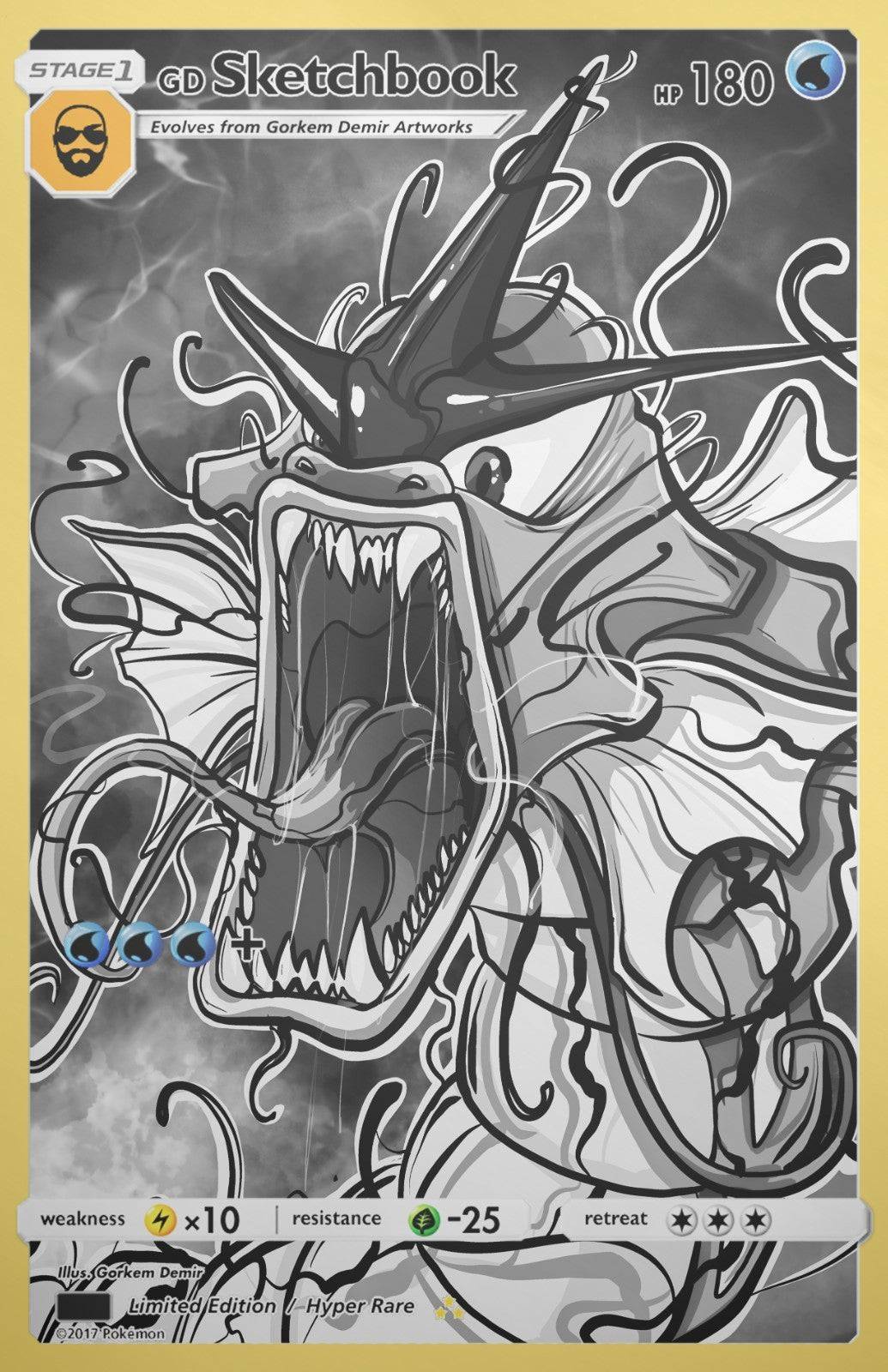 GORKEM DEMIR SKETCHBOOK - GYAMIZED COVER C FOIL VARIANT NYCC 2025 EXCLUSIVE