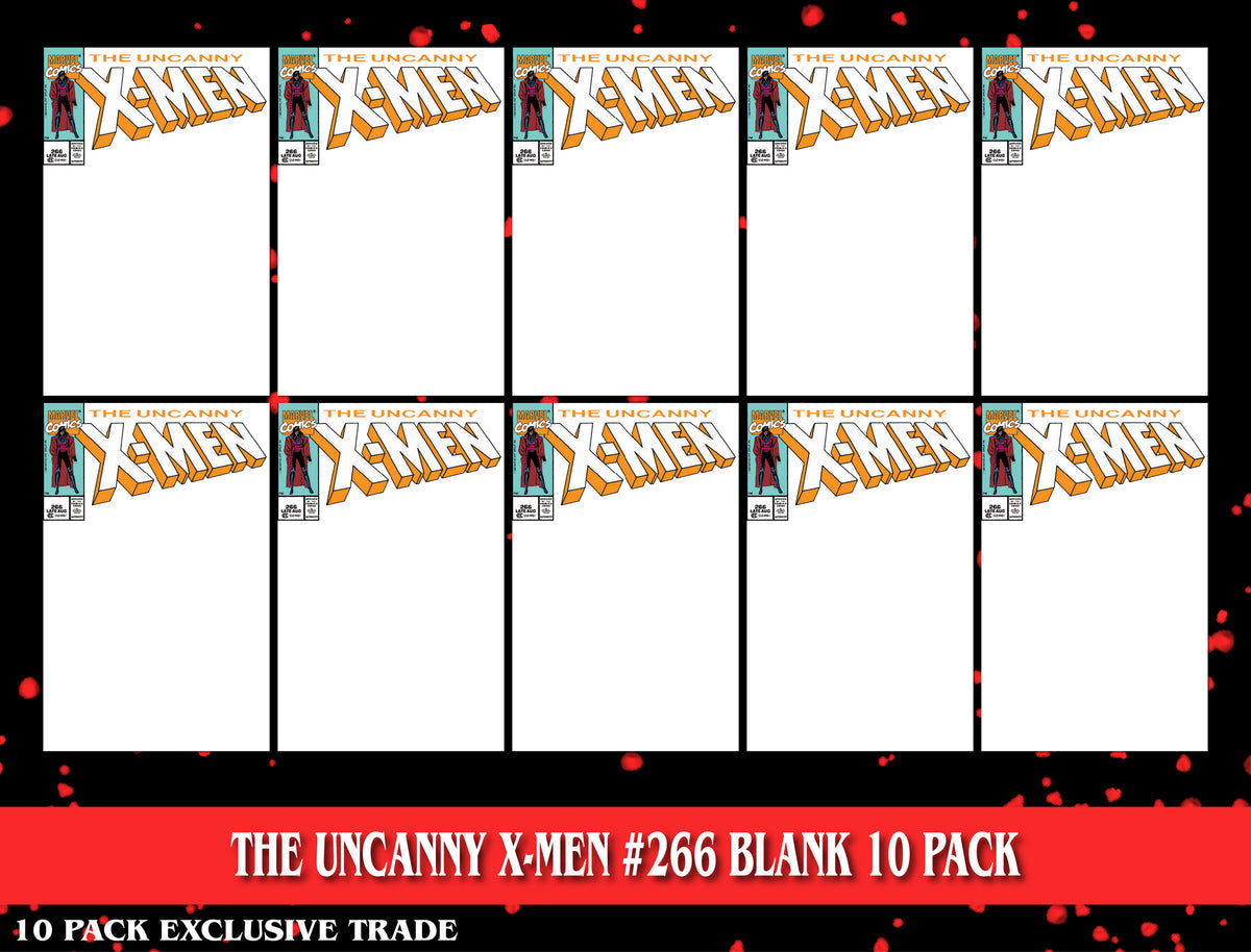 [10 PACK] Uncanny X-Men #266 Facsimile Unknown Comics Exclusive Blank Var (08/07/2024)