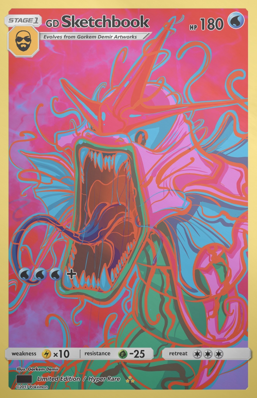 GORKEM DEMIR SKETCHBOOK - GYAMIZED COVER B FOIL VARIANT NYCC 2025 EXCLUSIVE