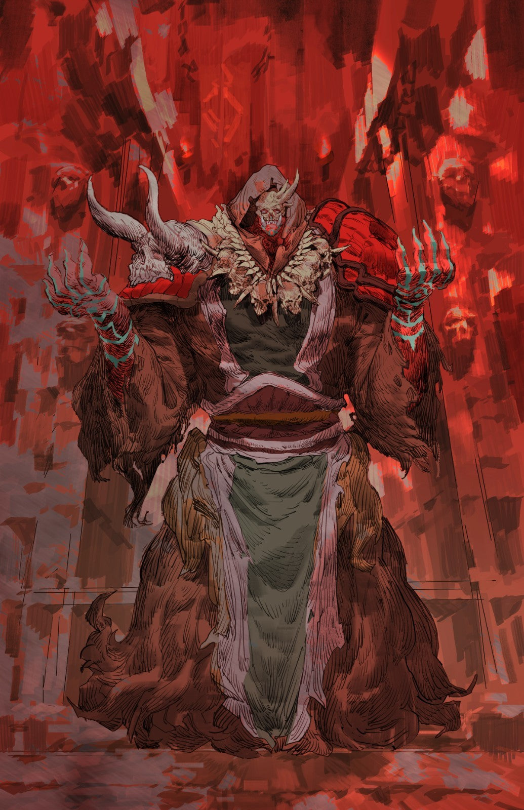 FAME: CHUGONG SOLO LEVELING - DONGHEE KIM TUSK COVER B METAL NYCC 2025