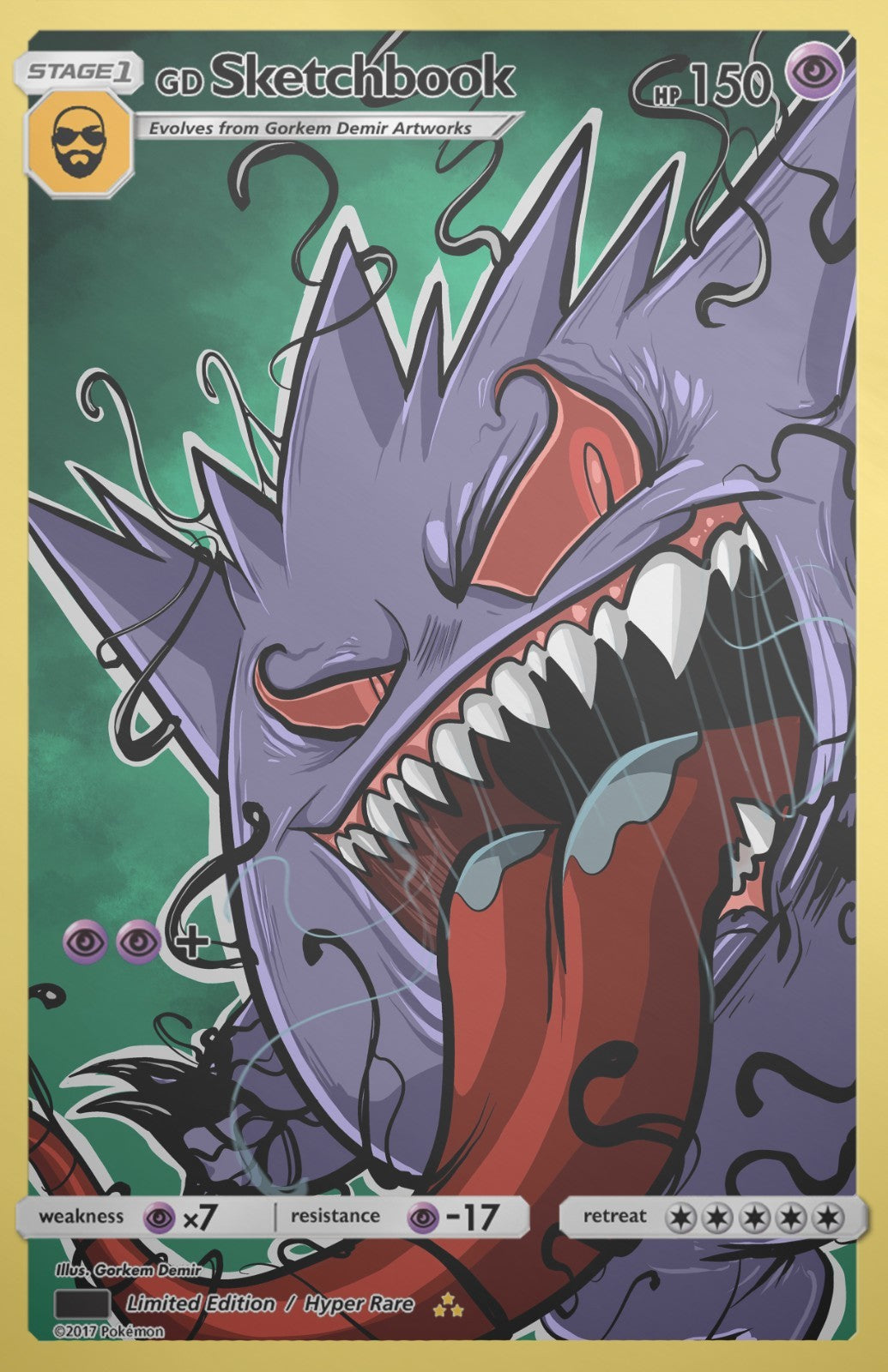 GORKEM DEMIR SKETCHBOOK - GENGAMIZED COVER A FOIL VARIANT NYCC 2025 EXCLUSIVE