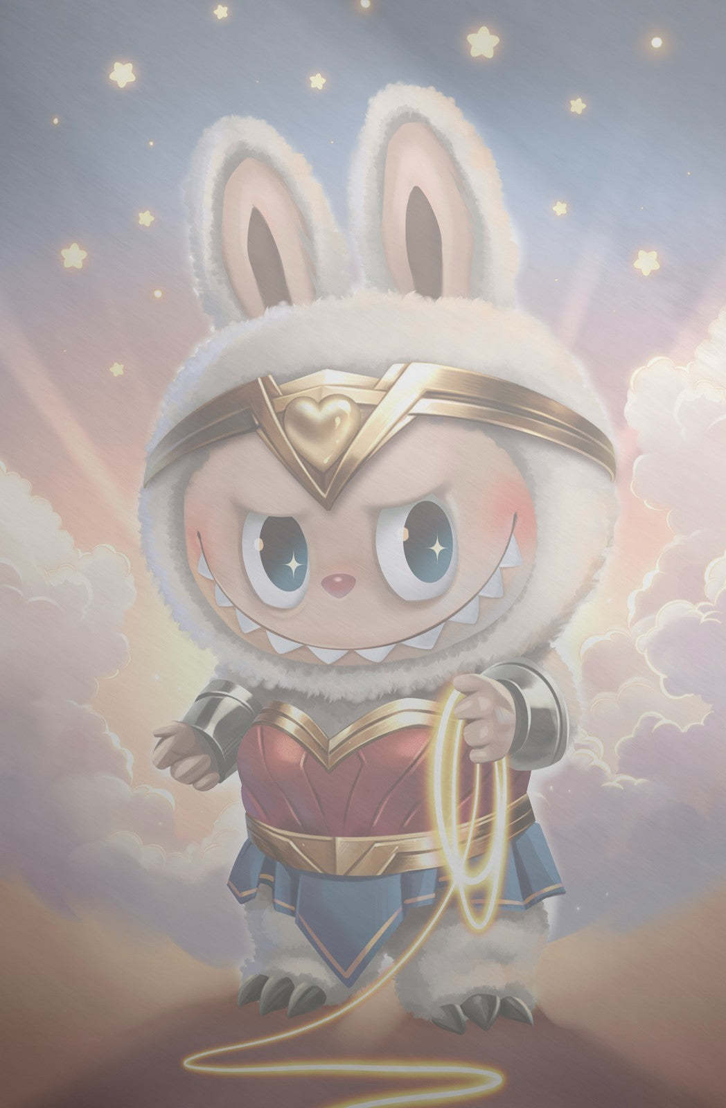 FAME: KASING LUNG CREATOR OF THE LABUBU - KATYA SINYUKHINA LASSO MONSTER FOIL