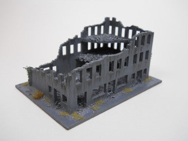 Ruined City Building (Wood) - 15MMDF261
