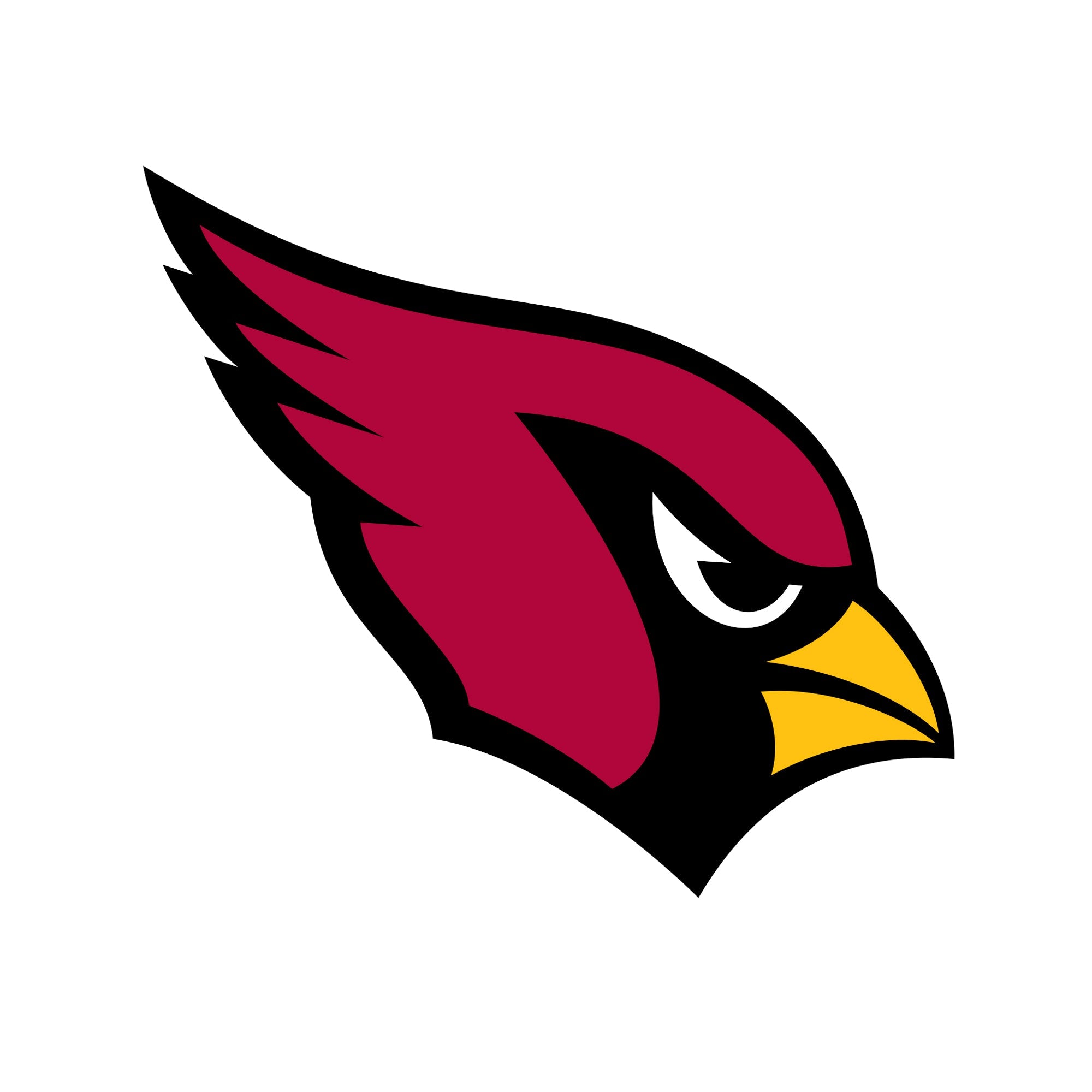 Arizona Cardinals - 5 Logo Minis (Mixed Sizes) - Official NFL - Reusable Vinyl Decals