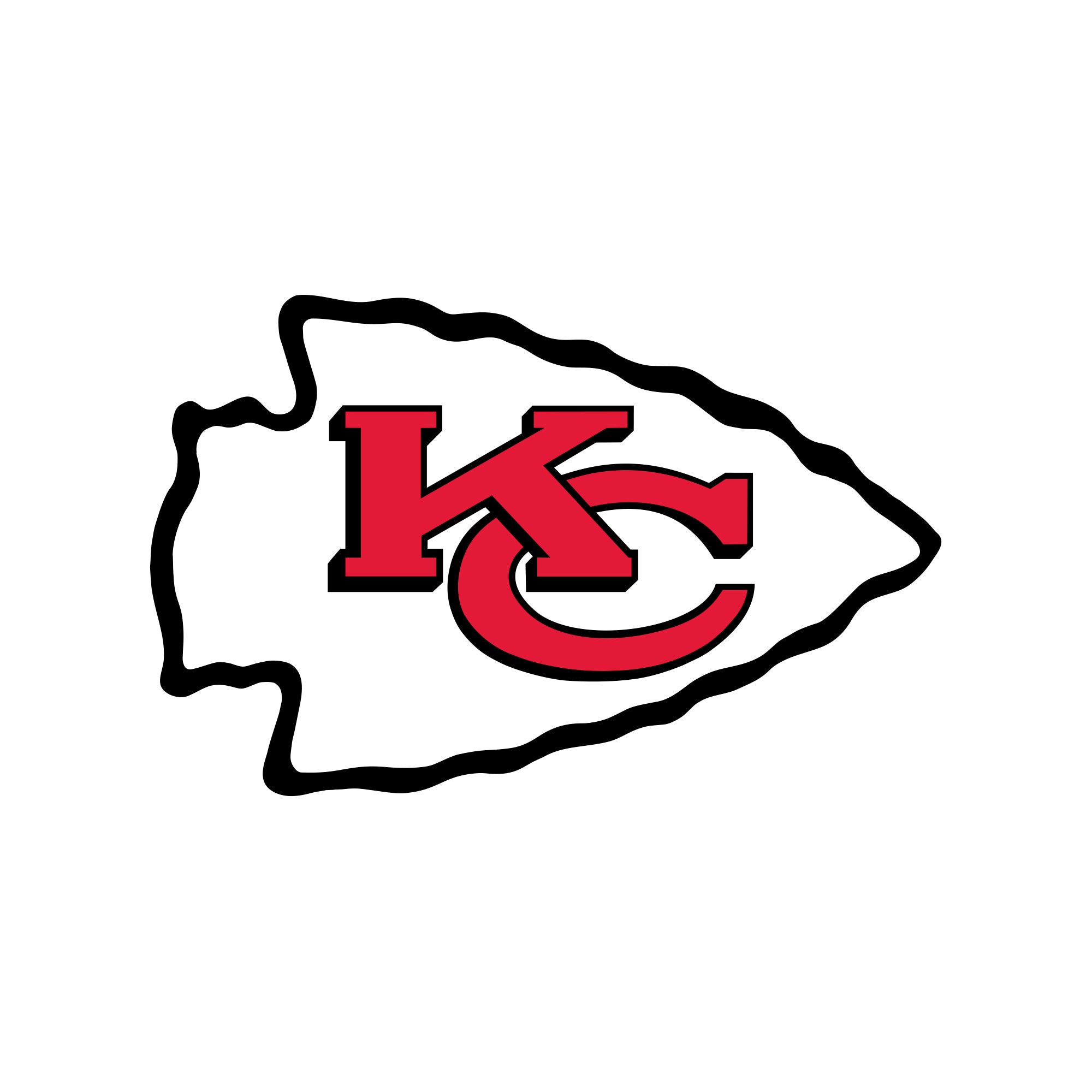 Kansas City Chiefs - 5 Logo Minis (Mixed Sizes) - Official NFL - Reusable Vinyl Decals