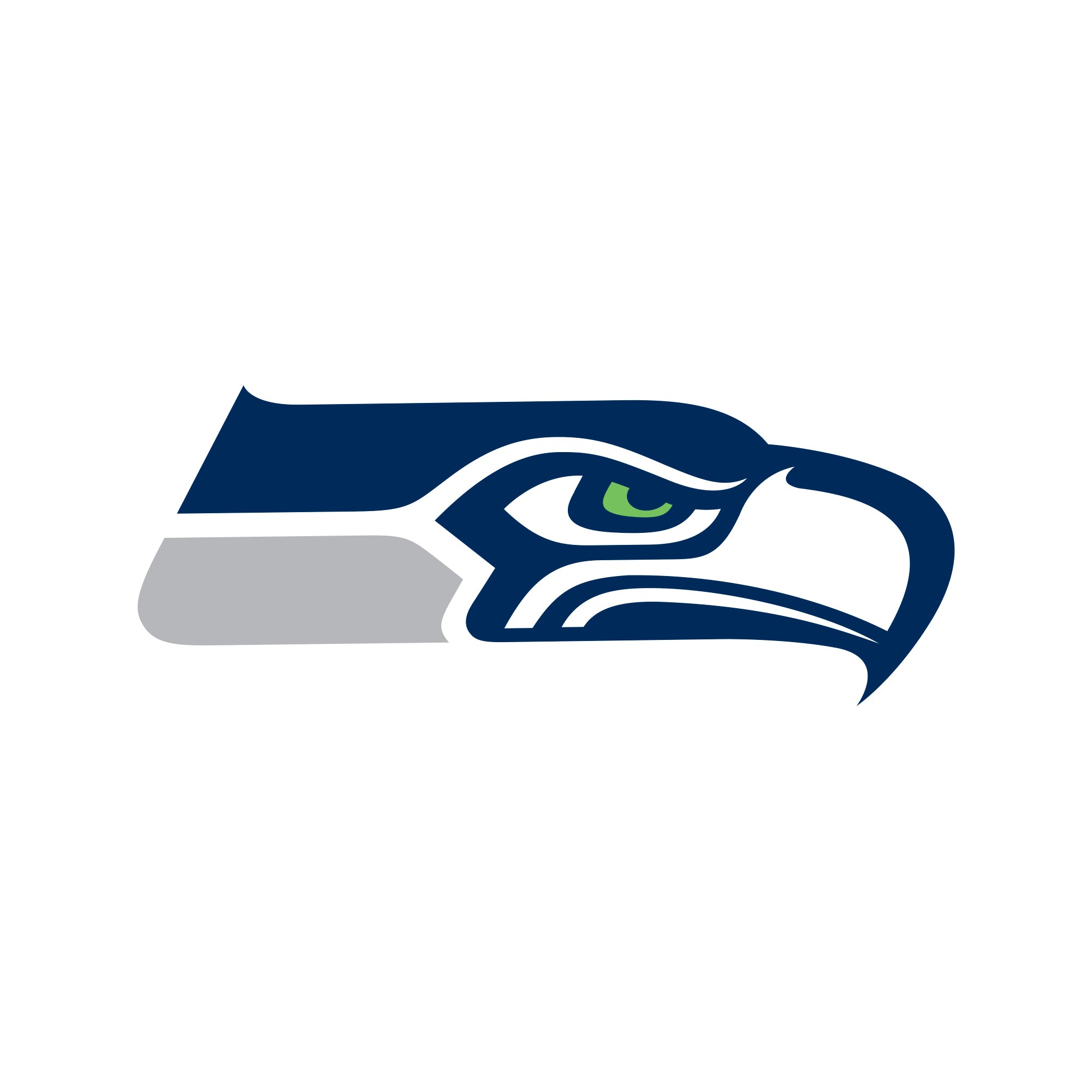 Seattle Seahawks - 5 Logo Minis (Mixed Sizes) - Official NFL - Reusable Vinyl Decals