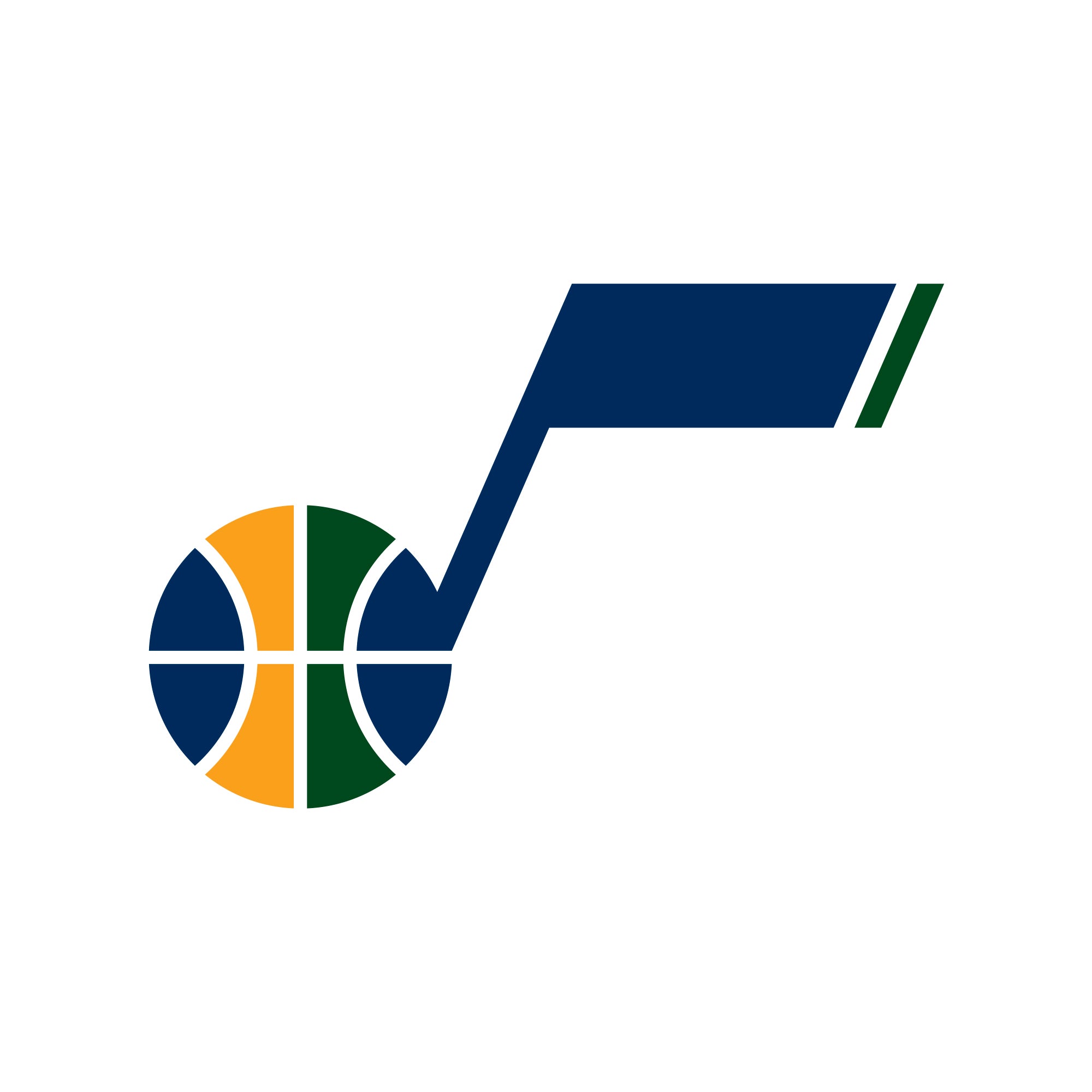 Utah Jazz - 5 Logo Minis (Mixed Sizes) - Official NBA - Reusable Vinyl Decals