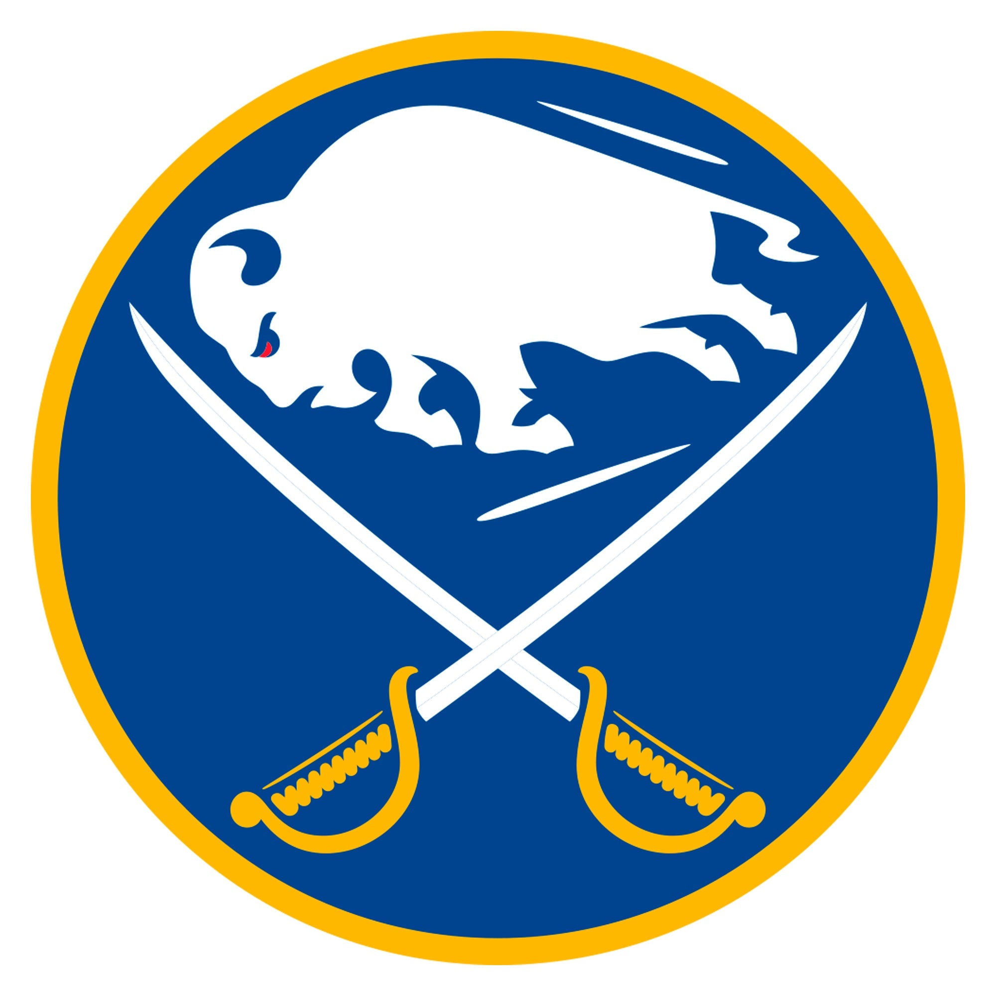 Buffalo Sabres - 5 Logo Minis (Mixed Sizes) - Official NHL - Reusable Vinyl Decals