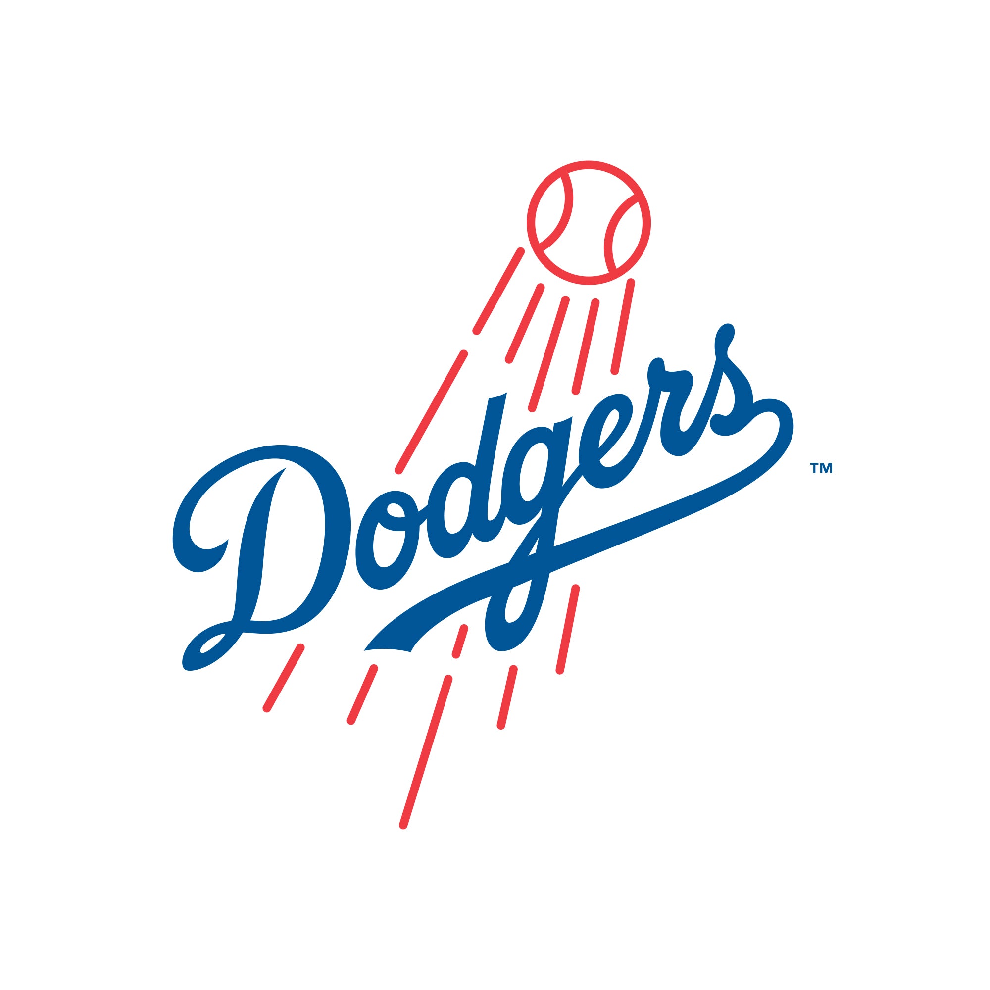 Los Angeles Dodgers - 5 Logo Minis (Mixed Sizes) - Official MLB - Reusable Vinyl Decals
