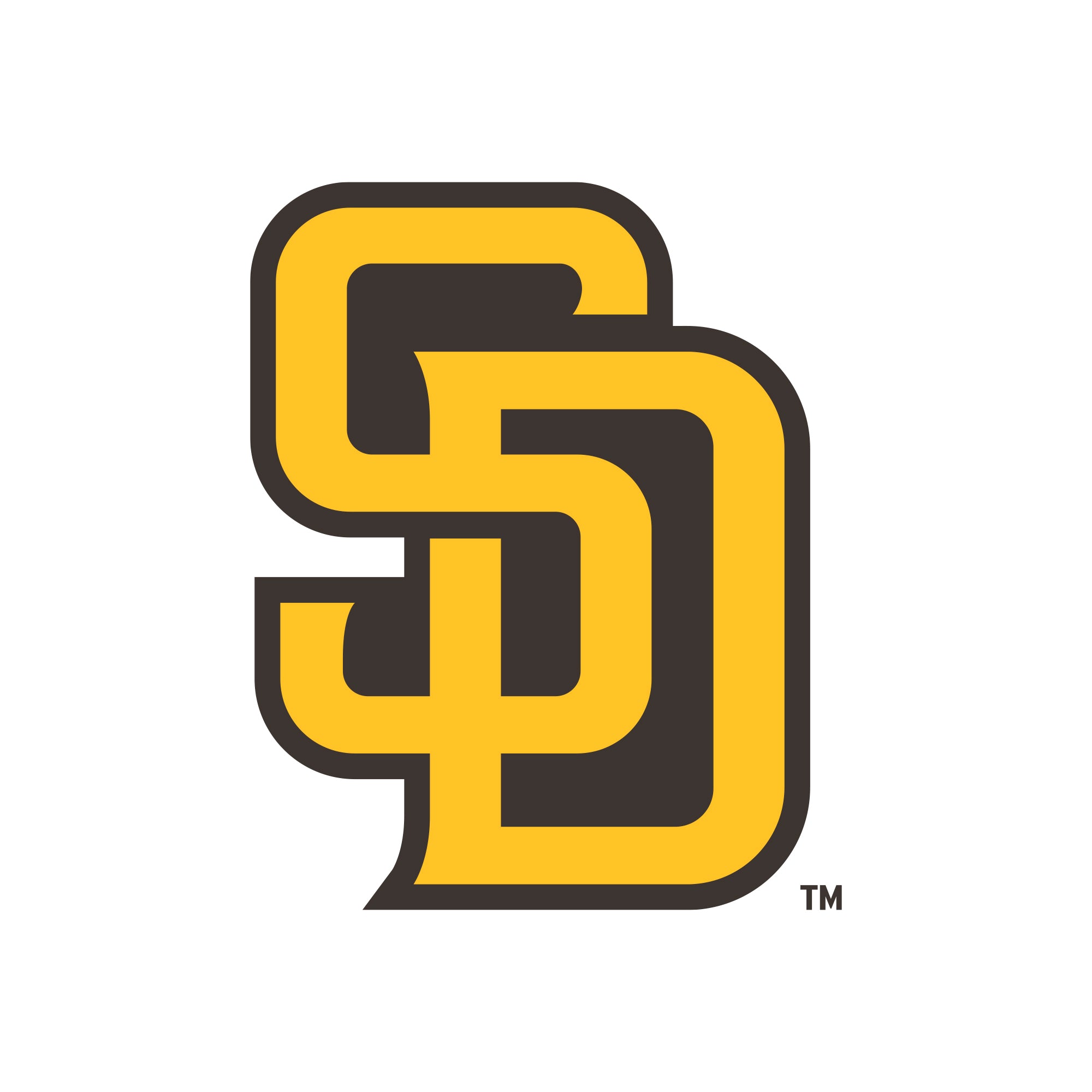 San Diego Padres - 5 Logo Minis (Mixed Sizes) - Official MLB - Reusable Vinyl Decals