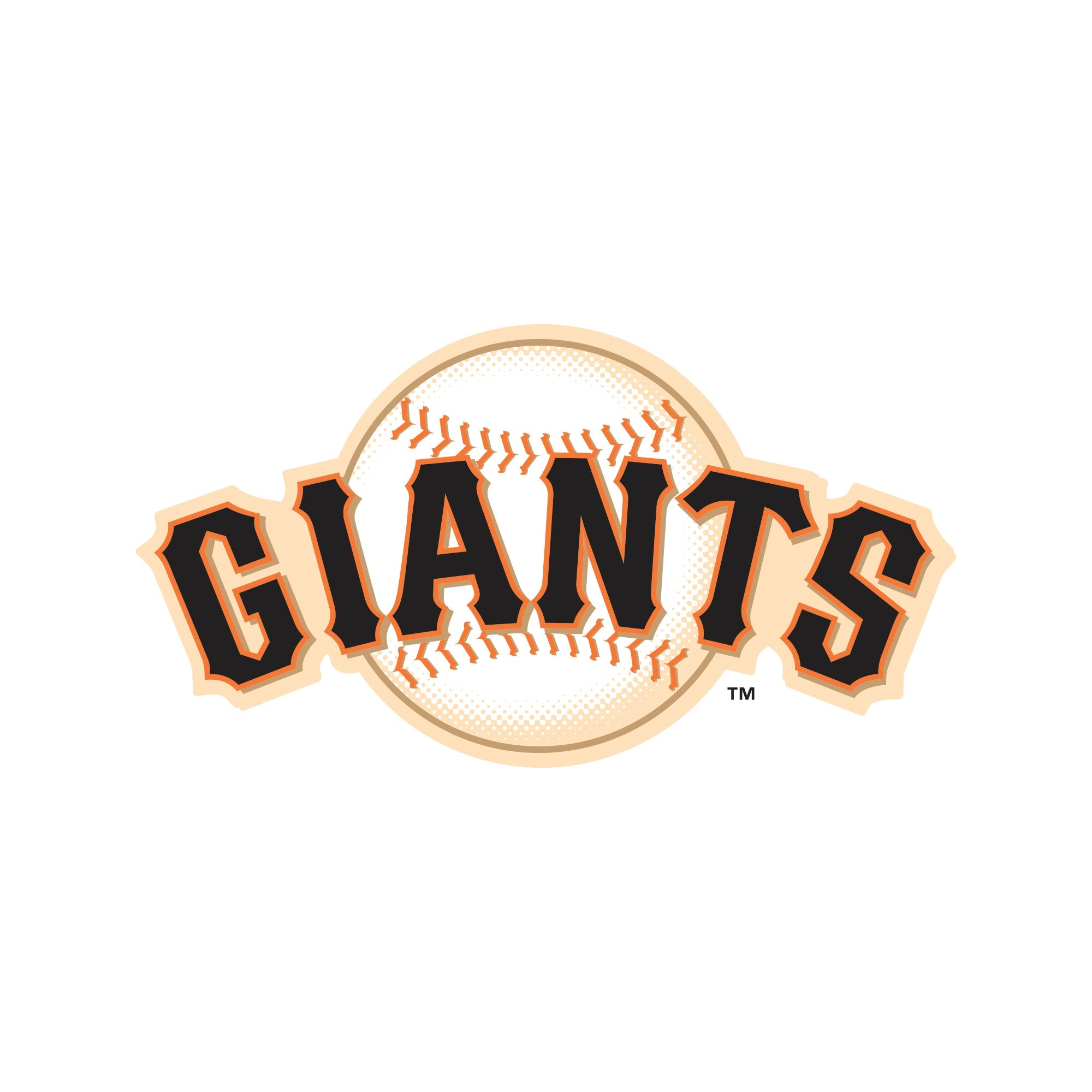 San Francisco Giants - 5 Logo Minis (Mixed Sizes) - Official MLB - Reusable Vinyl Decals