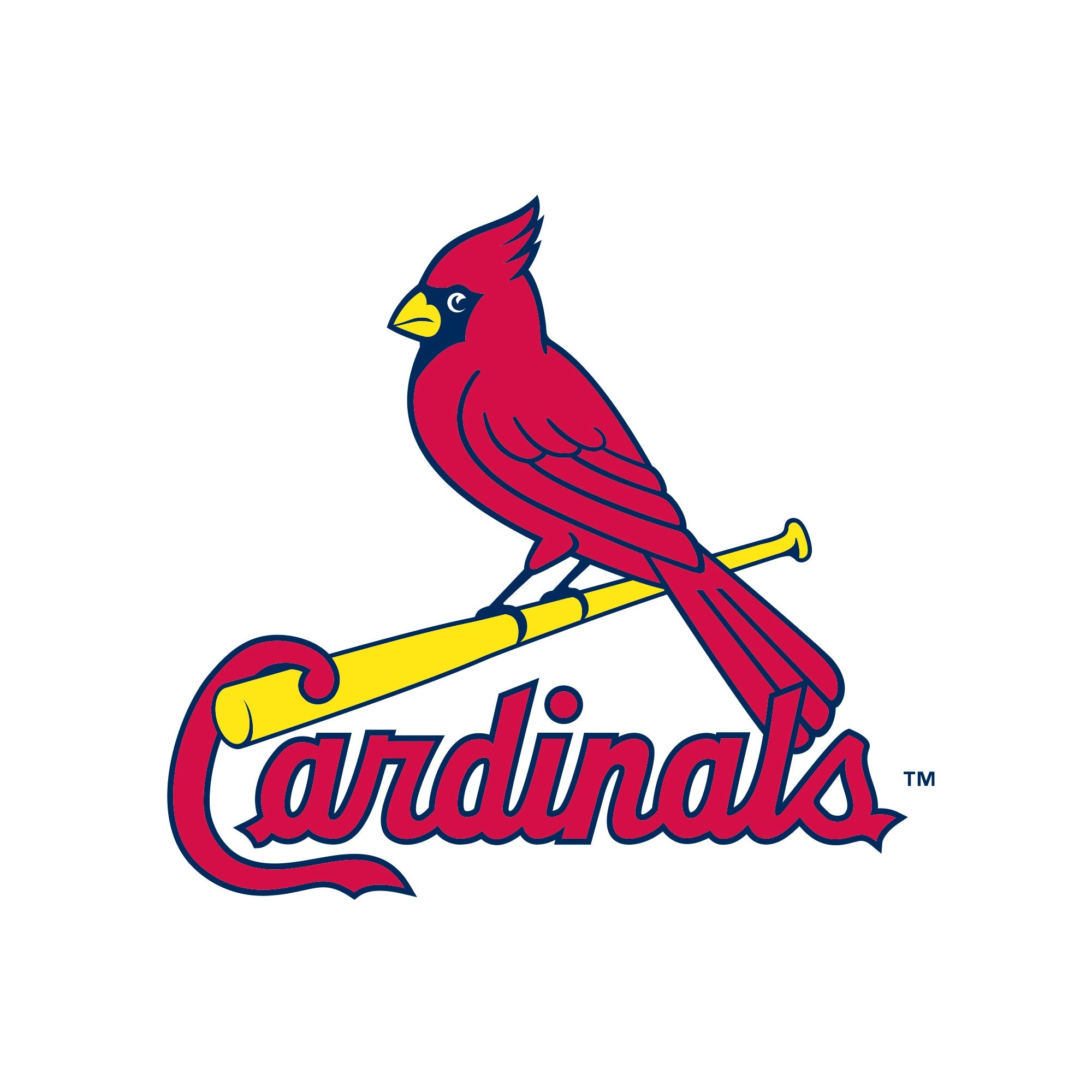 St. Louis Cardinals - 5 Logo Minis (Mixed Sizes) - Official MLB - Reusable Vinyl Decals