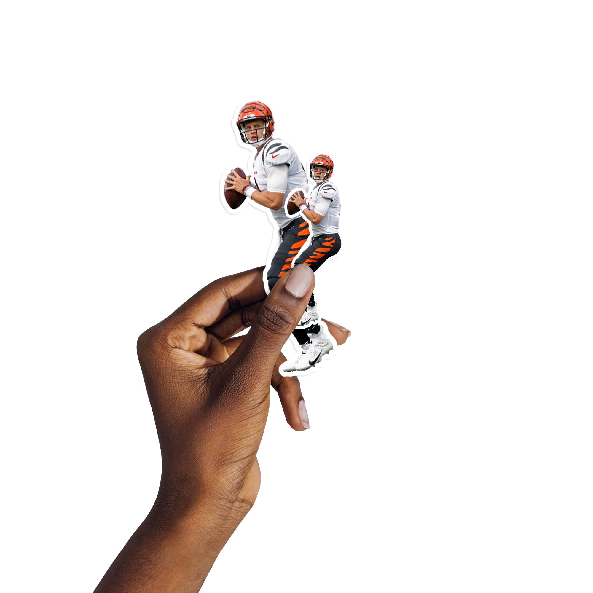 Joe Burrow - 5 Player Minis (Mixed Sizes) - Official NFL - Cincinnati Bengals - Reusable Vinyl Decals