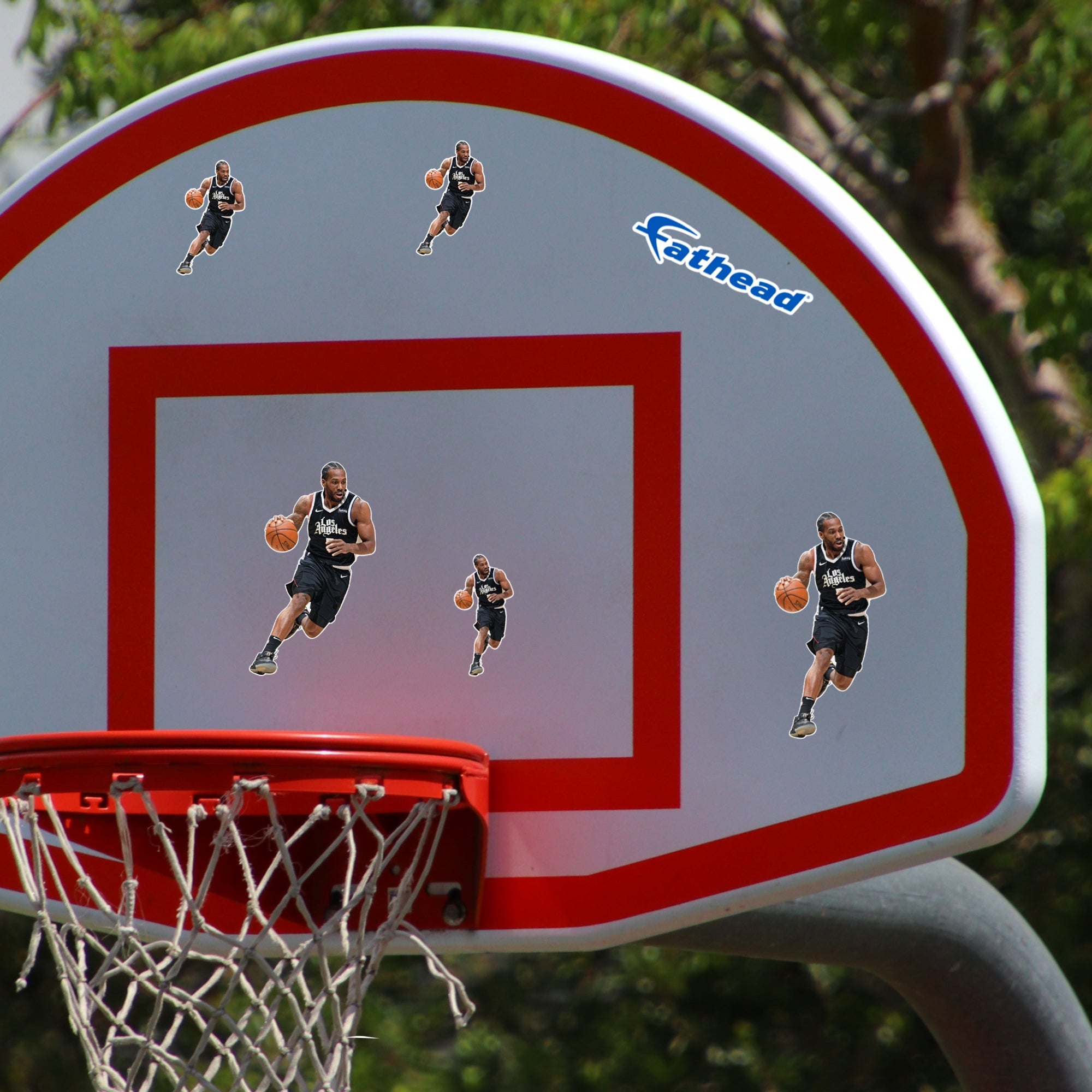 Kawhi Leonard - 5 Minis (Mixed Sizes) - Official NBA - Los Angeles Clippers - Reusable Vinyl Decals