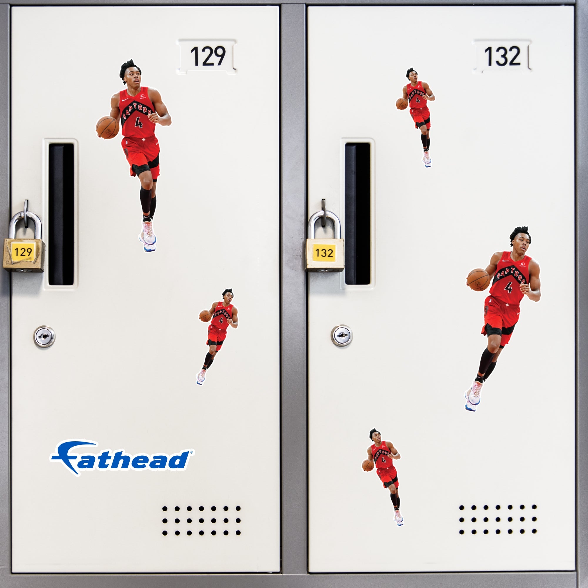 Scottie Barnes - 5 Minis (Mixed Sizes) - Official NBA - Toronto Raptors - Reusable Vinyl Decals