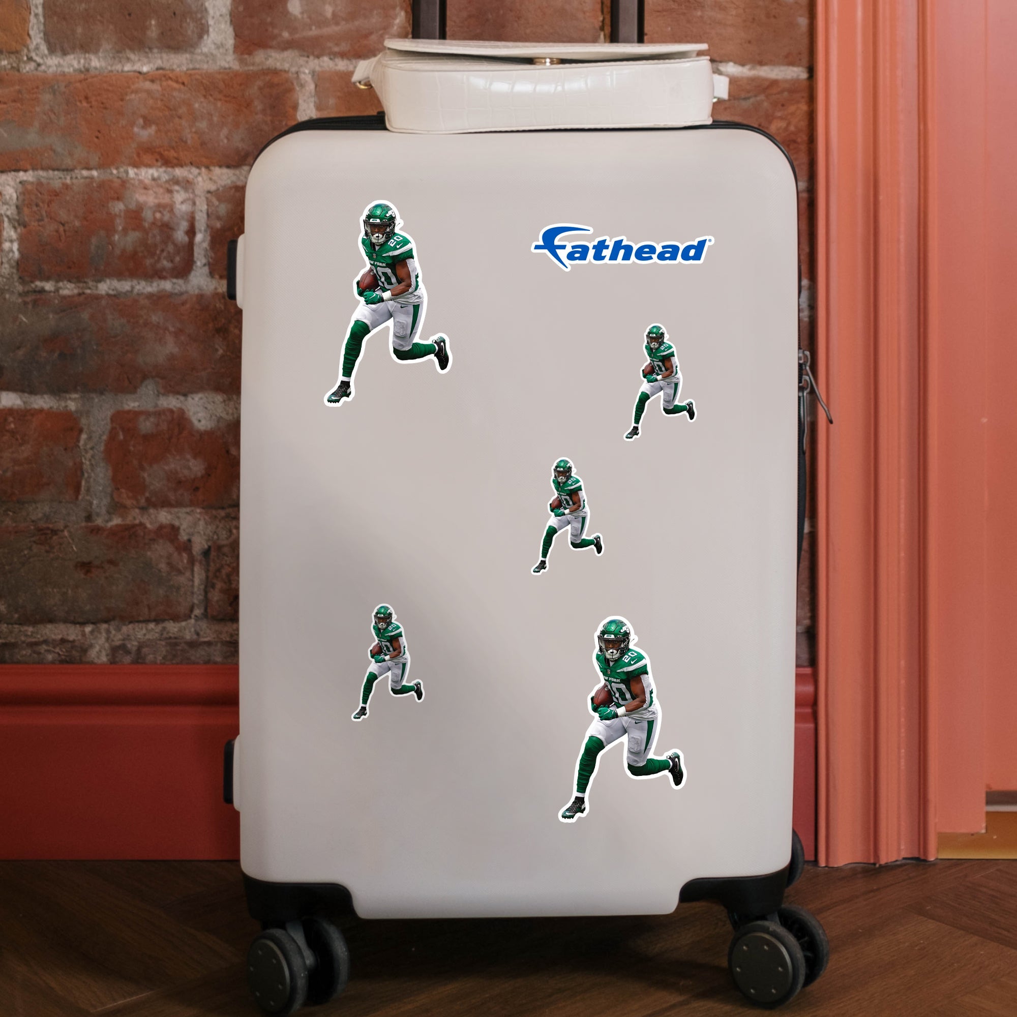 Breece Hall - 5 Minis (Mixed Sizes) - Official NFL - New York Jets - Reusable Vinyl Decals