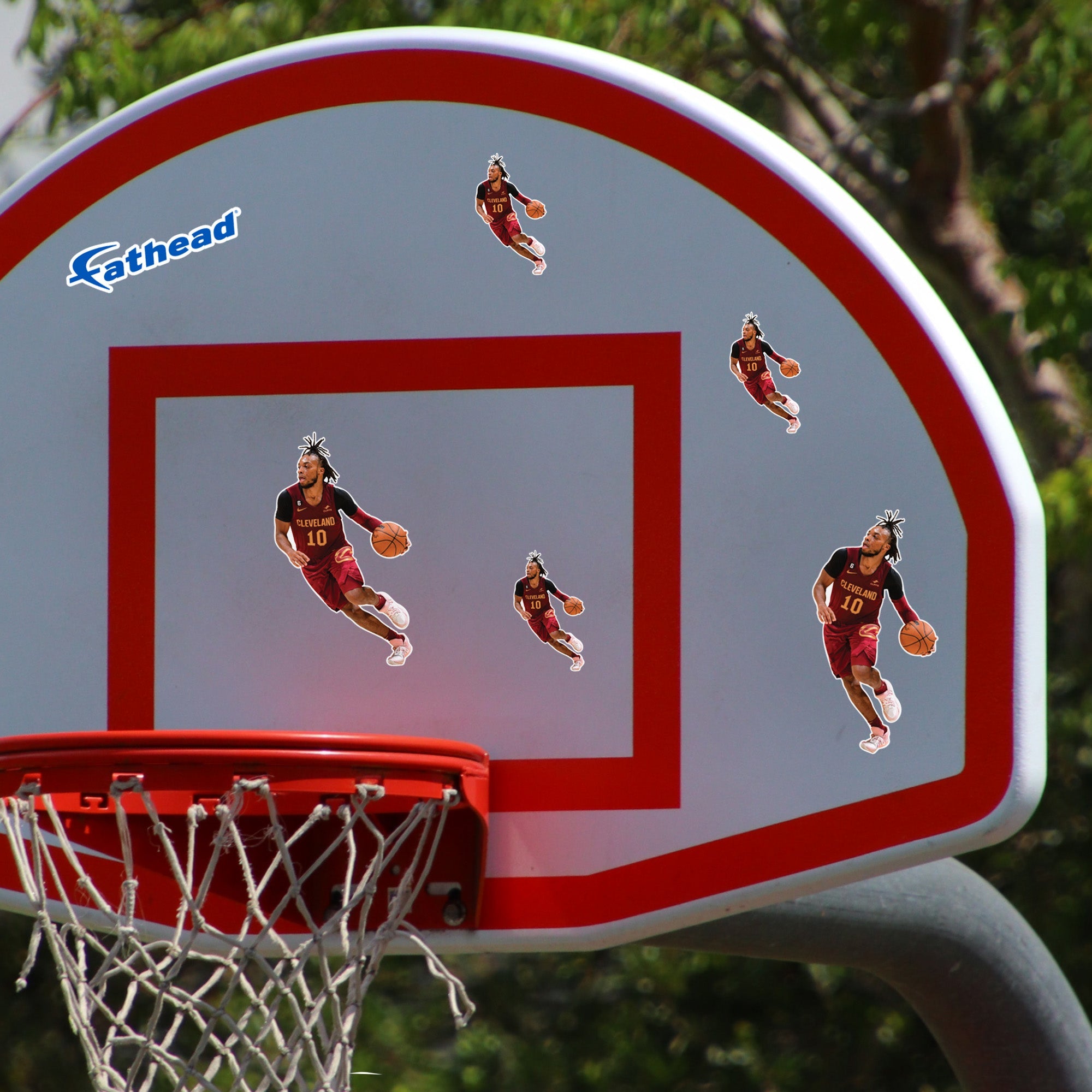 Darius Garland - 5 Minis (Mixed Sizes) - Official NBA - Cleveland Cavaliers - Reusable Vinyl Decals