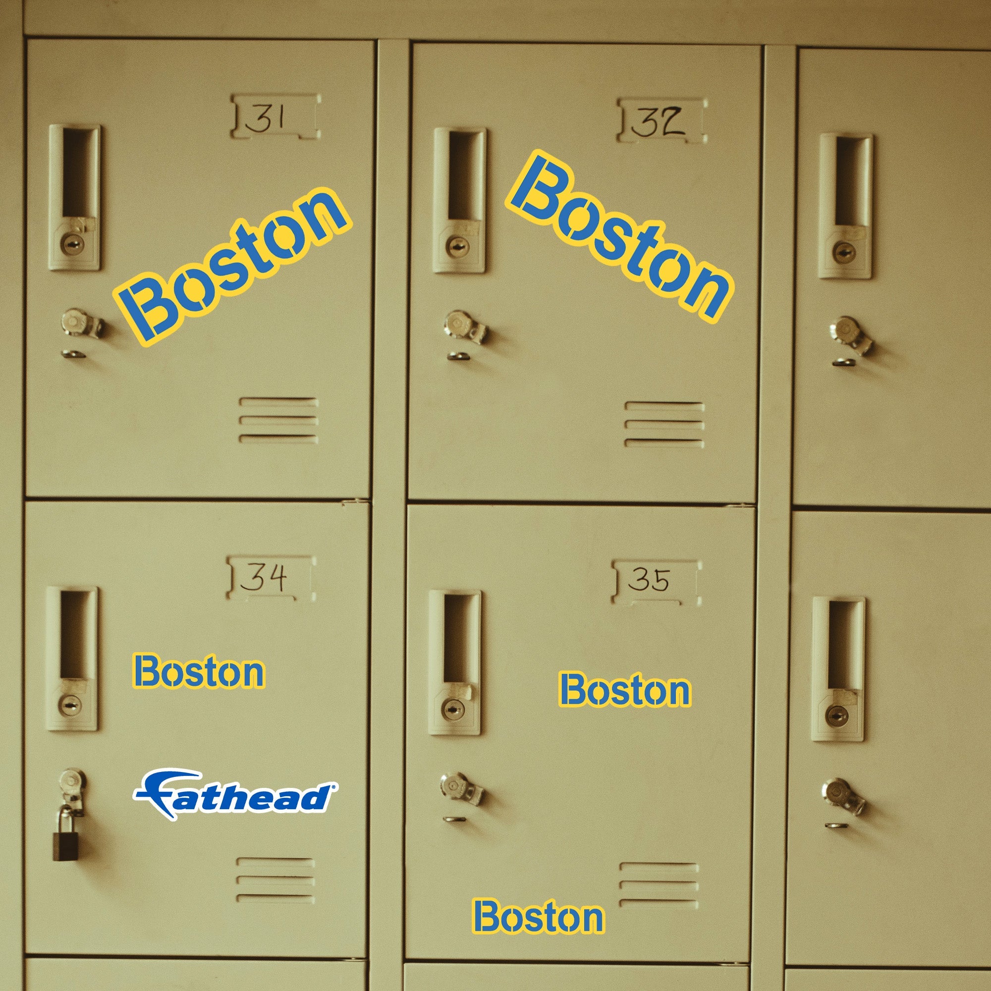 Boston Red Sox - 5 Logo Minis (Mixed Sizes) - Official MLB - Reusable Vinyl Decals #2