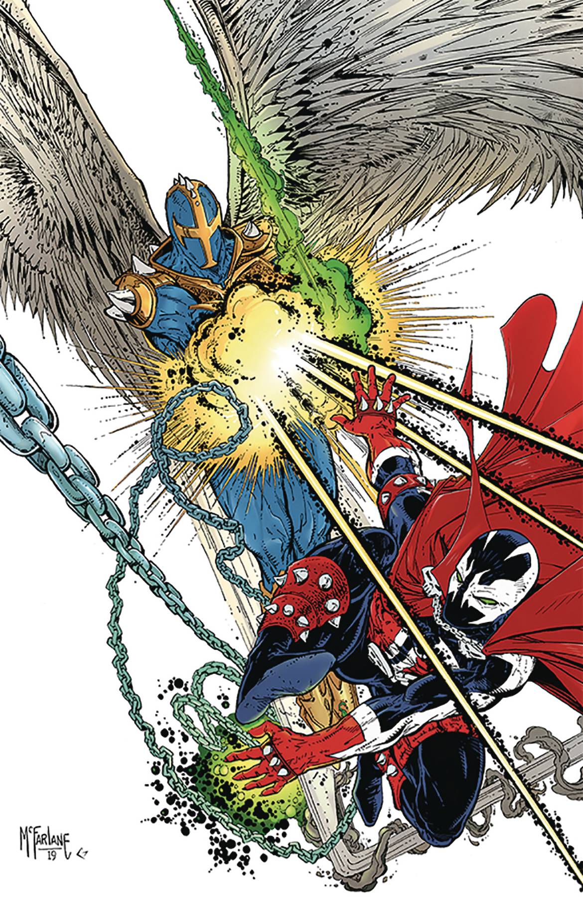 SPAWN #298 B Todd MCFARLANE VIRGIN Amazing Spider-Man 298 Homage Variant (06/26/2019) IMAGE