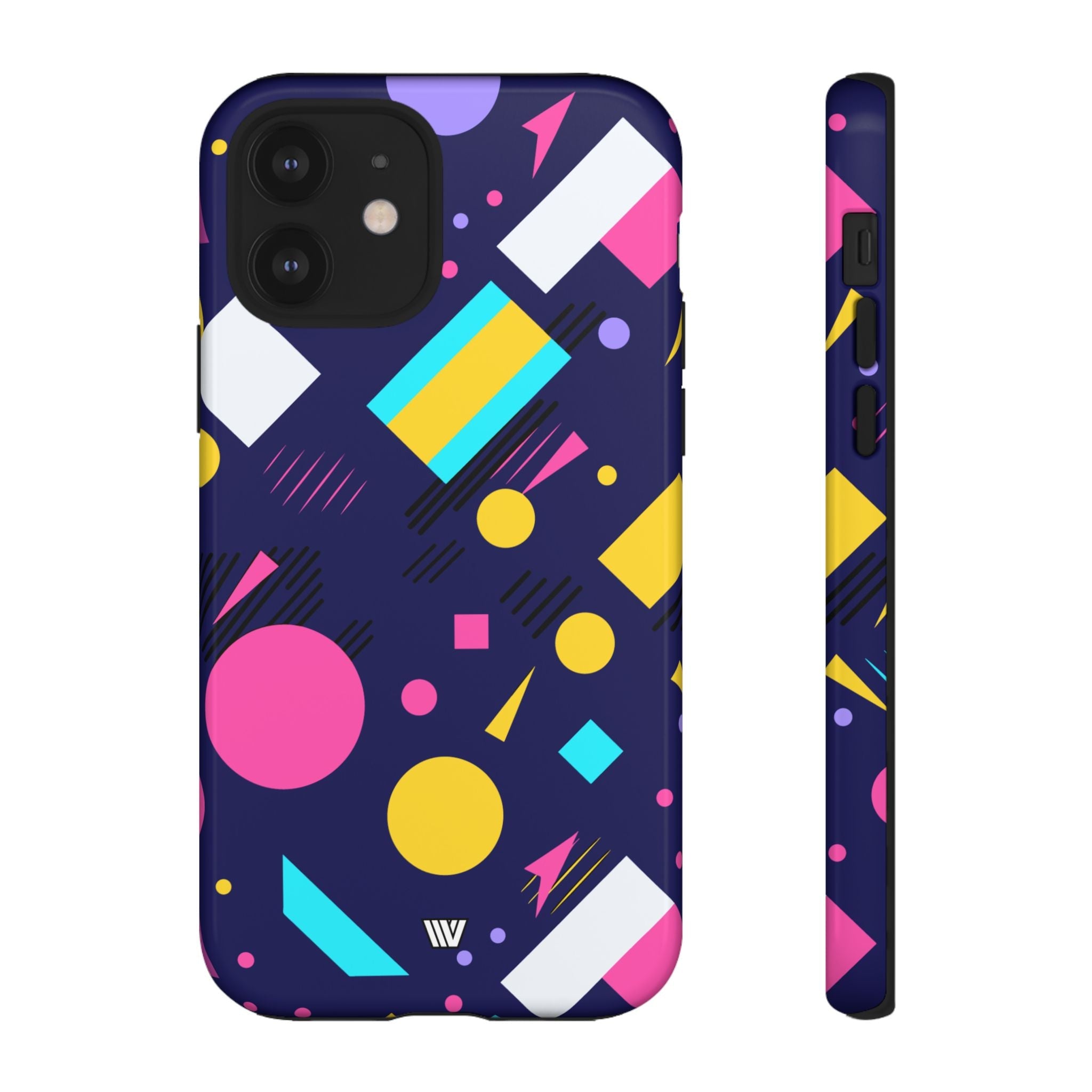 80s / 90s RETRO PATTERN DARK | Tough Phone Case