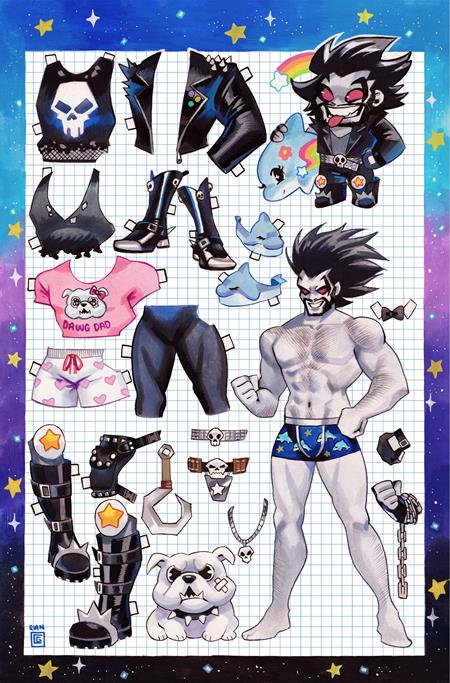 LOBO #11 CVR D RIAN GONZALES PAPER DOLL CARD STOCK VAR CB (01/20/2027)