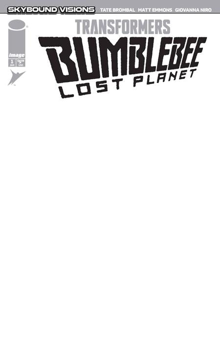 TRANSFORMERS BUMBLEBEE LOST PLANET #1 (OF 6) CVR G BLANK SKETCH VAR CB (01/27/2027)