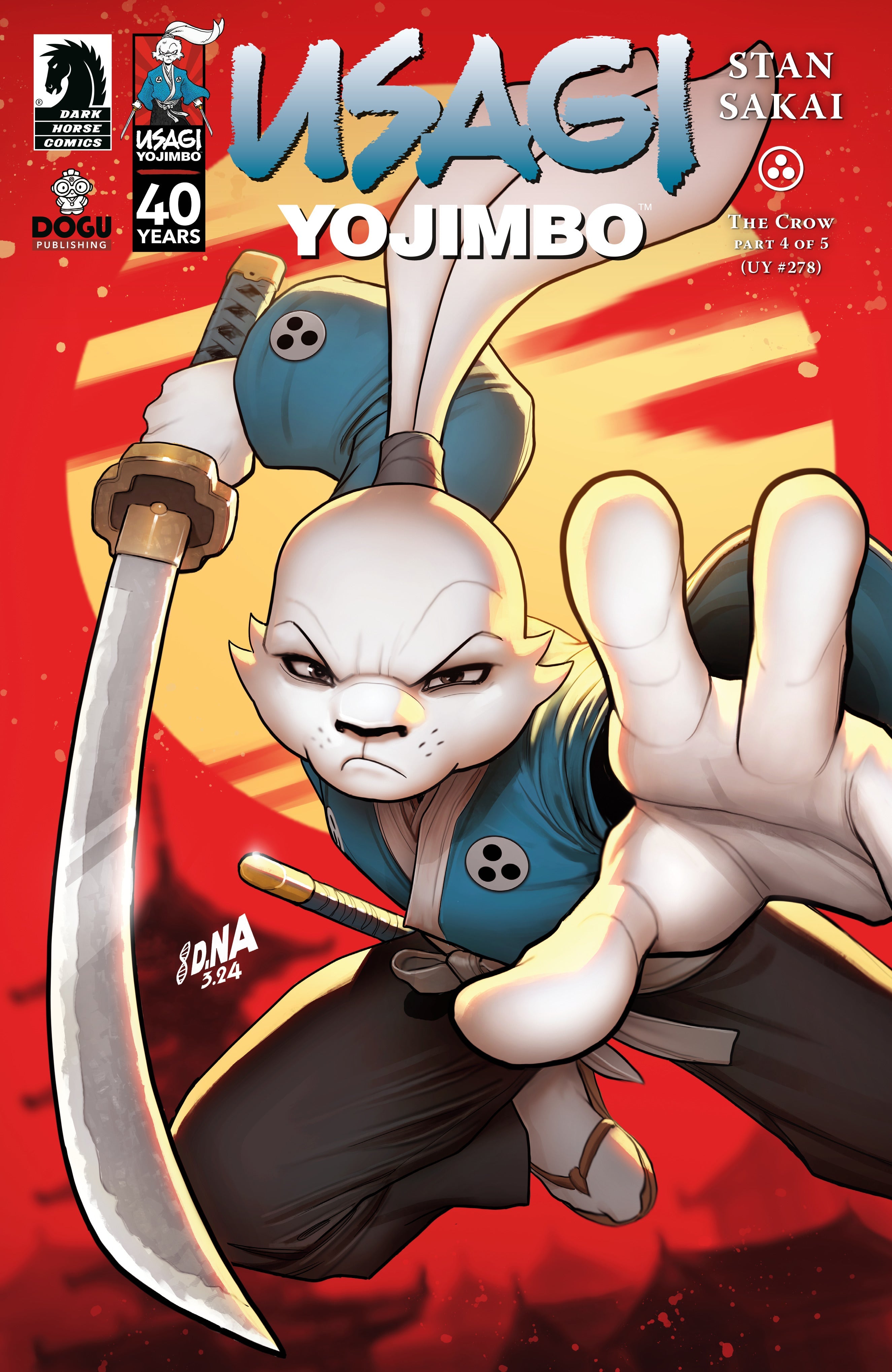 Usagi Yojimbo Crow #4 B David Nakayama Variant (07/17/2024) Dark Horse