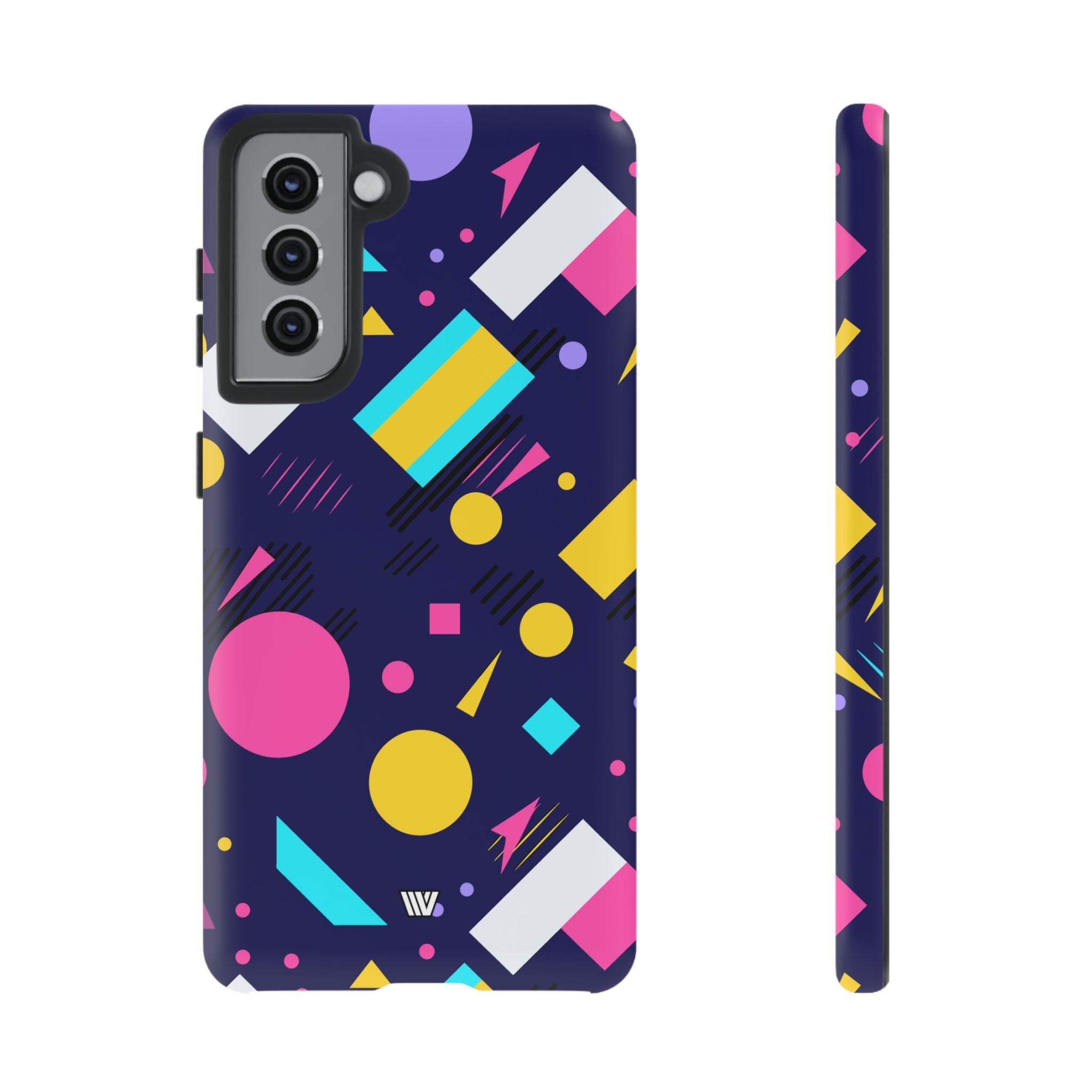 80s / 90s RETRO PATTERN DARK | Tough Phone Case