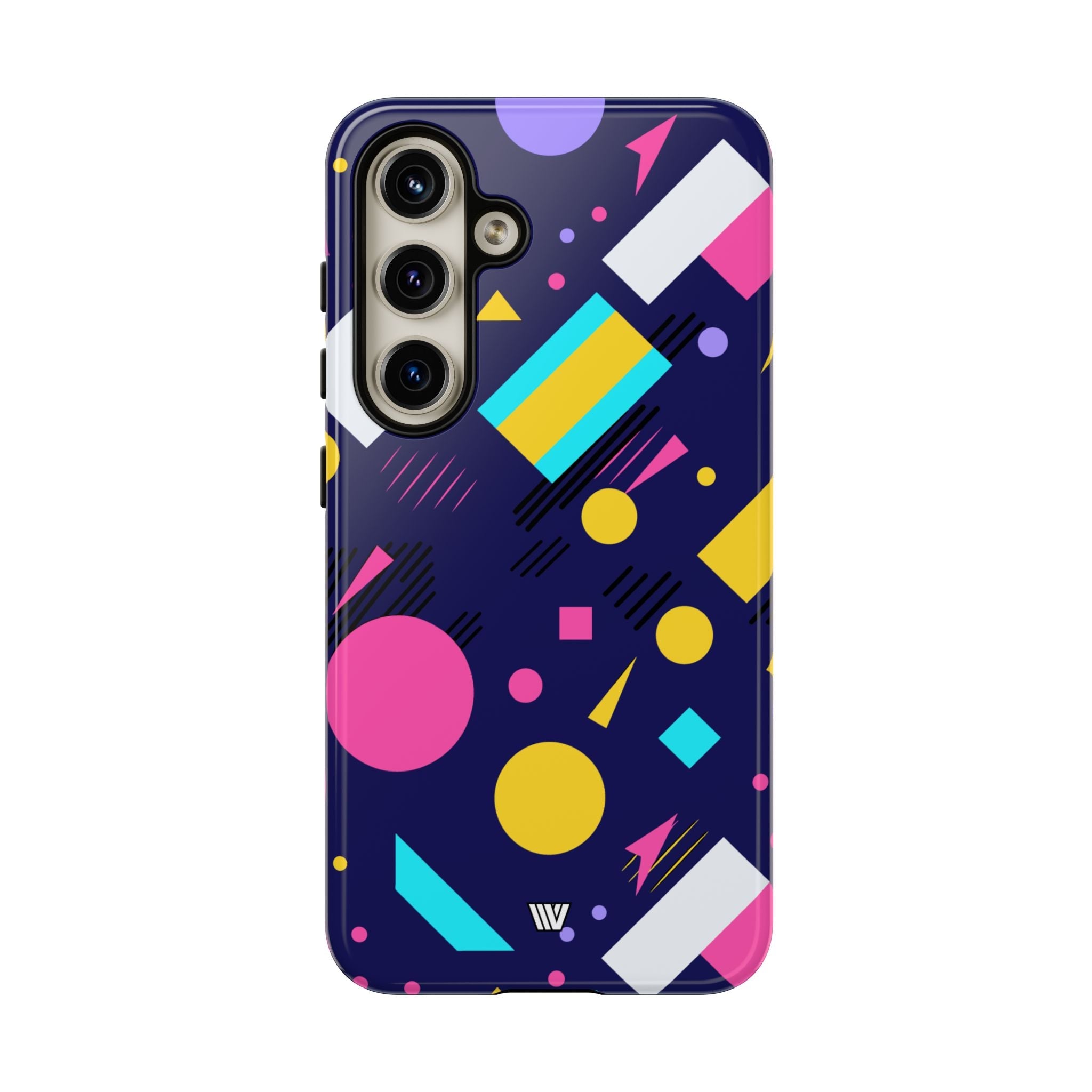80s / 90s RETRO PATTERN DARK | Tough Phone Case