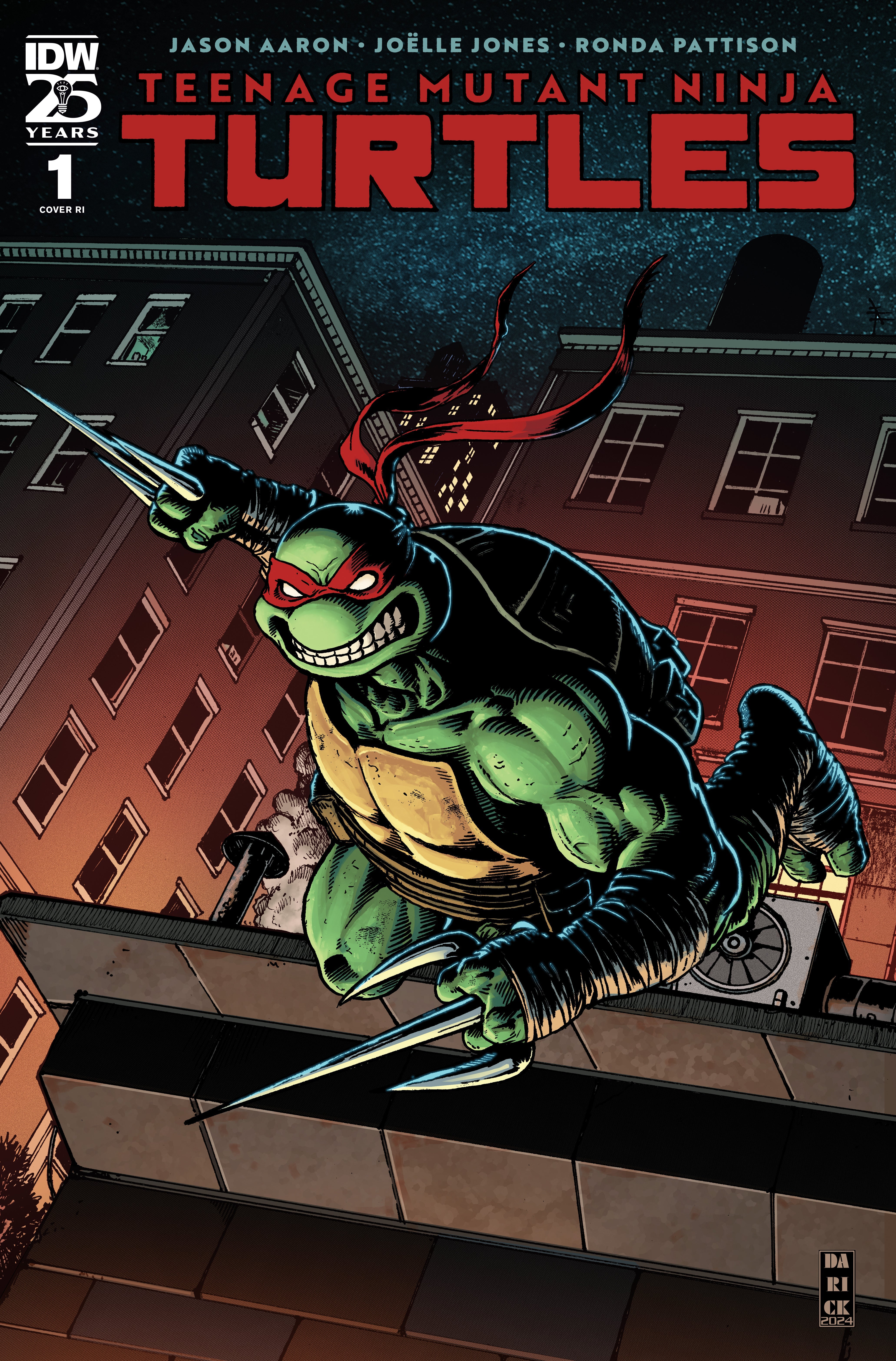 Teenage Mutant Ninja Turtles 2024 #1 J 1:50 Darrick Robertson Variant (07/24/2024) Idw