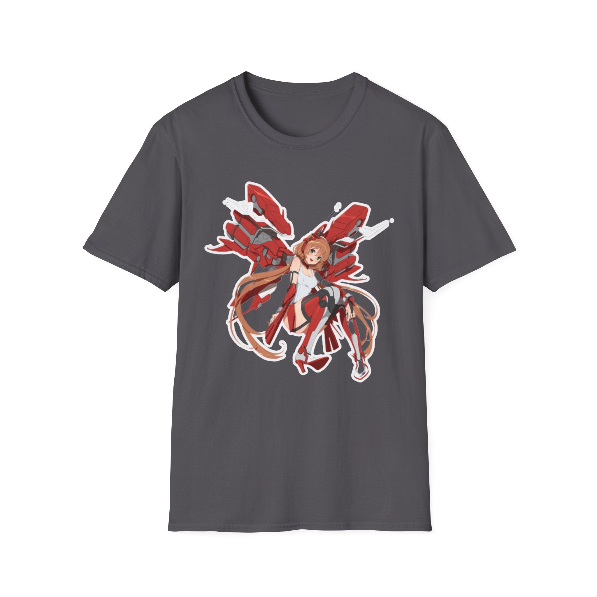 Red Butterfly Graphic Unisex T-Shirt, Cute Casual Tee, Anime-Inspired Apparel, Gift for Friends, Birthday Surprise