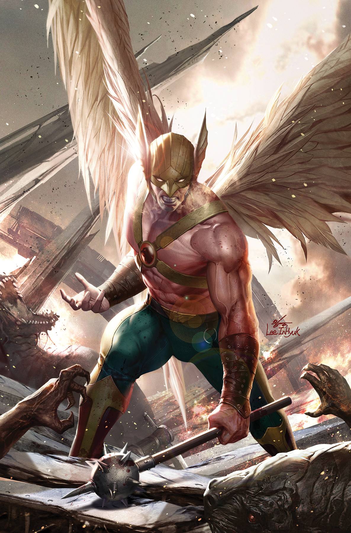 HAWKMAN #15 B In-Hyuk Lee Variant Year Of The Villain DARK GIFTS (08/14/2019) DC