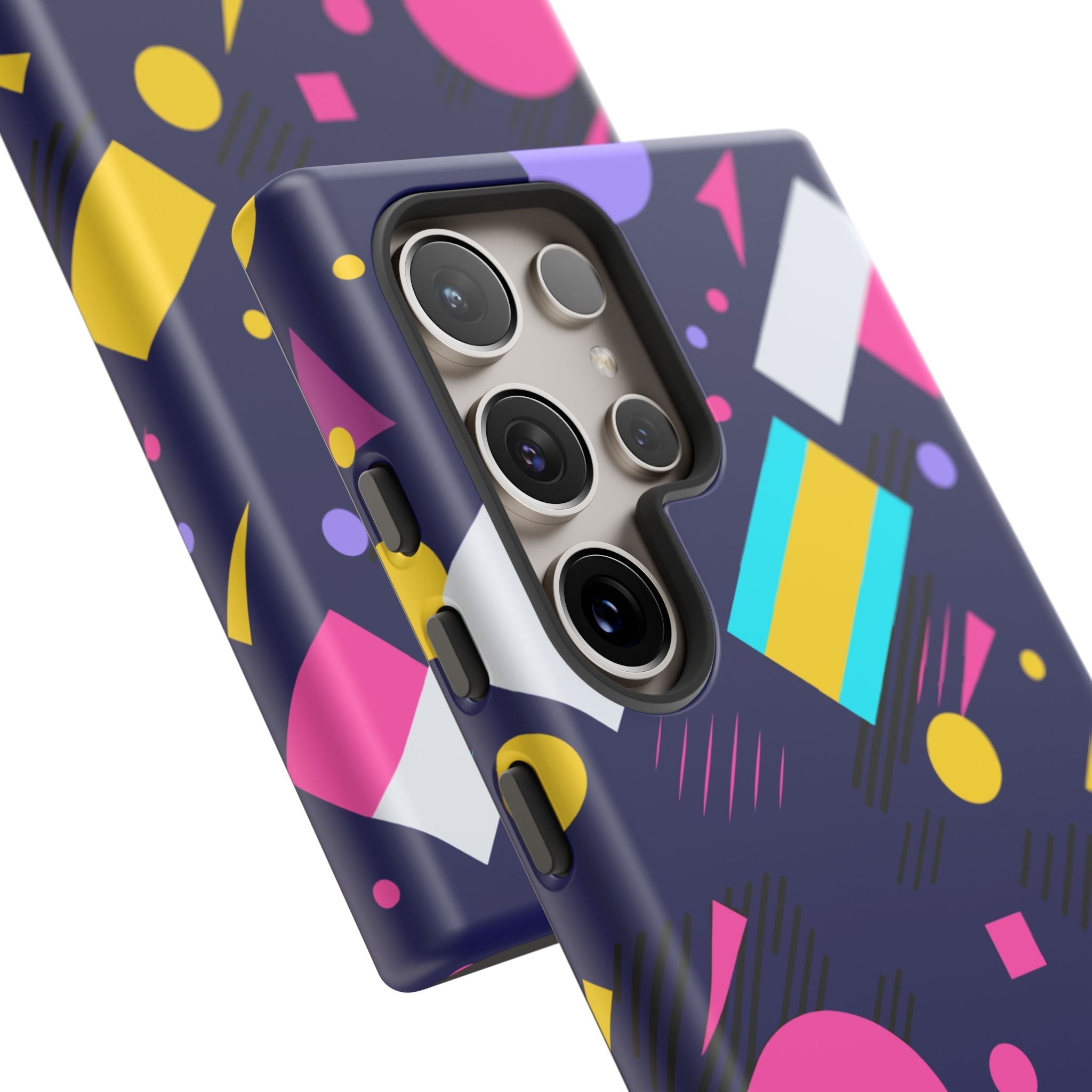 80s / 90s RETRO PATTERN DARK | Tough Phone Case