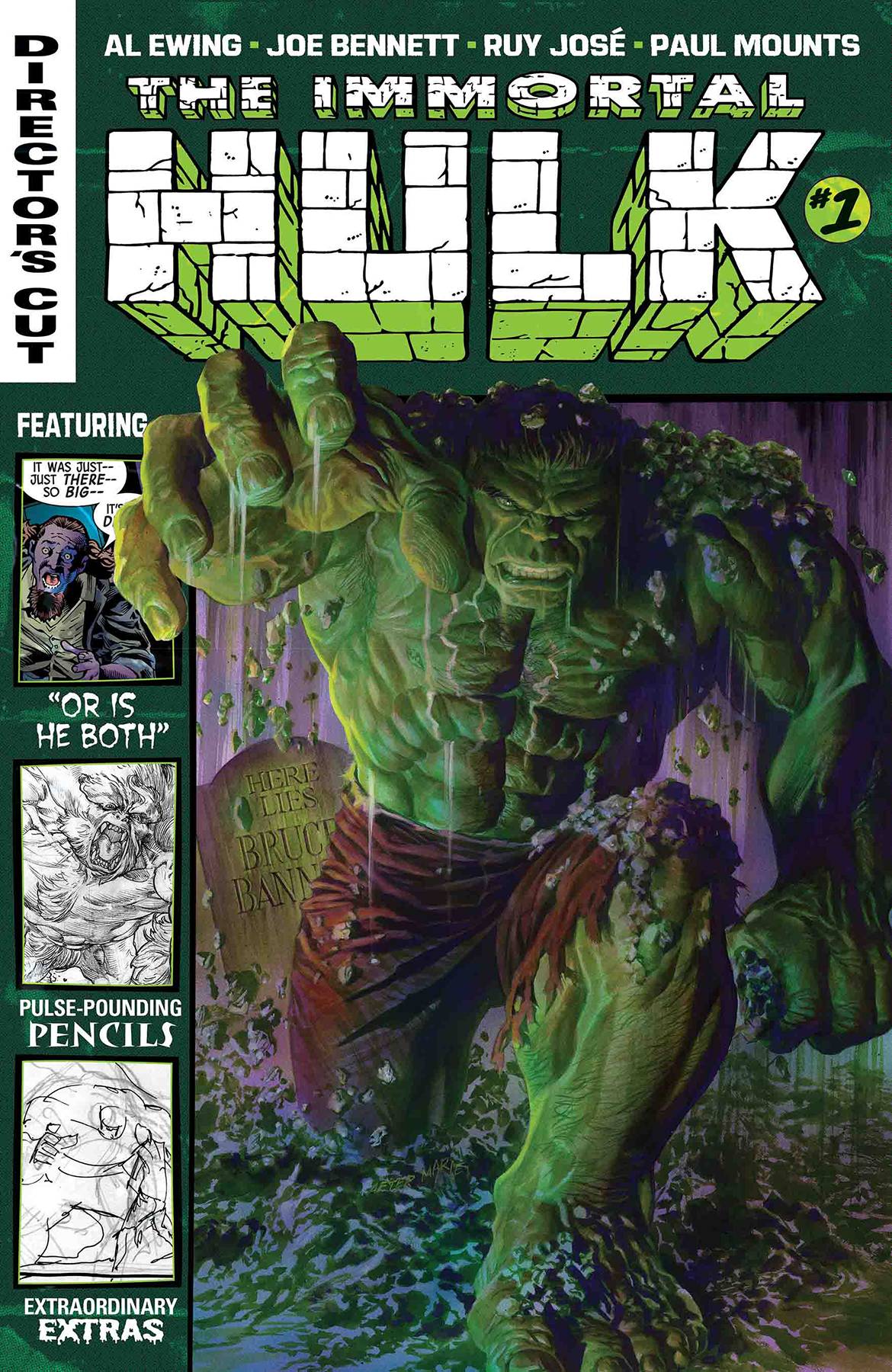 IMMORTAL HULK DIRECTORS CUT #1 (OF 6) Alex Ross (08/14/2019) MARVEL