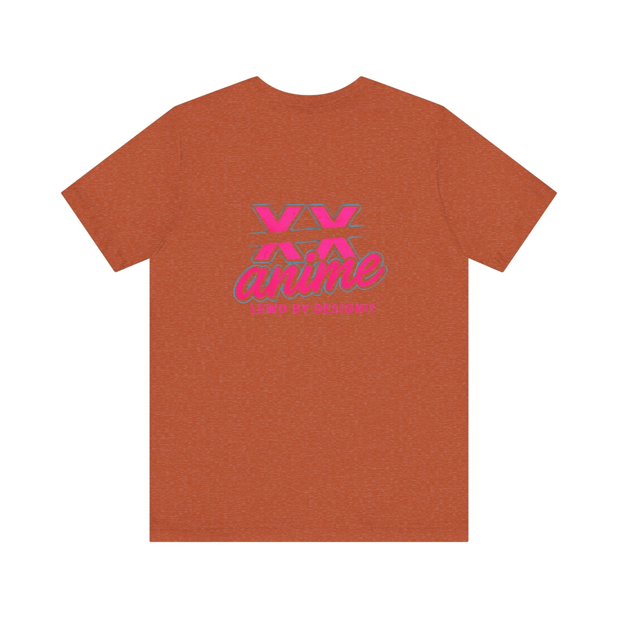 Lewd Anime-Themed Unisex Tee for Fans, Cute Graphic T-Shirt, Comfortable Everyday Wear, Perfect Gift for Anime Lovers, Stylish Casual Top