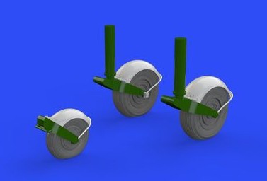 Eduard 648272 1/48 Aircraft- Meteor F8 Wheels for ARX (Mask & Resin)