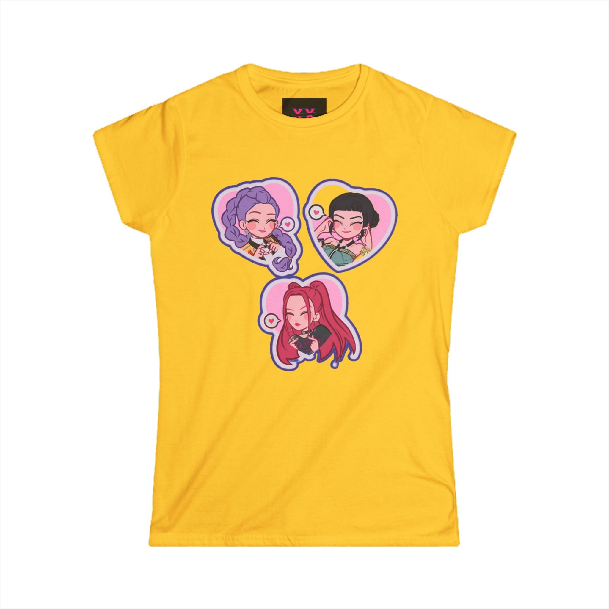Idol style Tee, Cute Tee for Anime Lovers, Kawaii T-Shirt, Trendy Casual Wear, Gift for Otaku