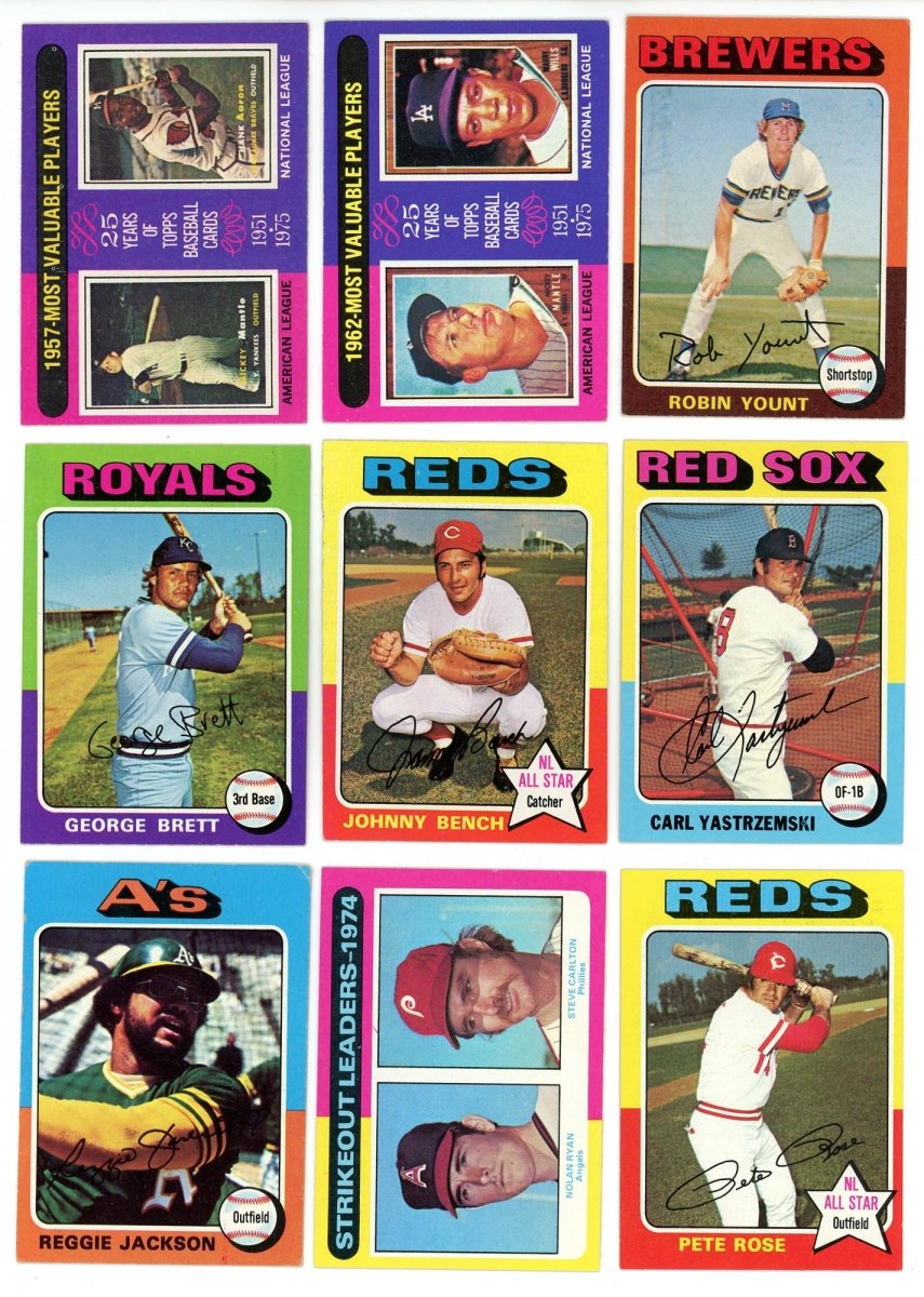 1975 TOPPS BASEBALL COMPLETE SET BREAK - 15 CARDS PER BOX! INCLUDES 1 OR MORE HOFER!