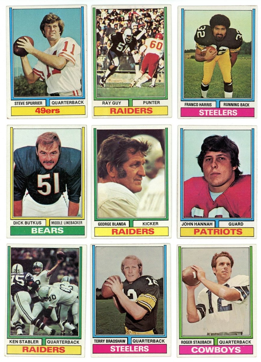 1974 TOPPS FOOTBALL COMPLETE SET BREAK - 18 CARDS PER BOX! 2 HOFERS IN EVERY BOX!