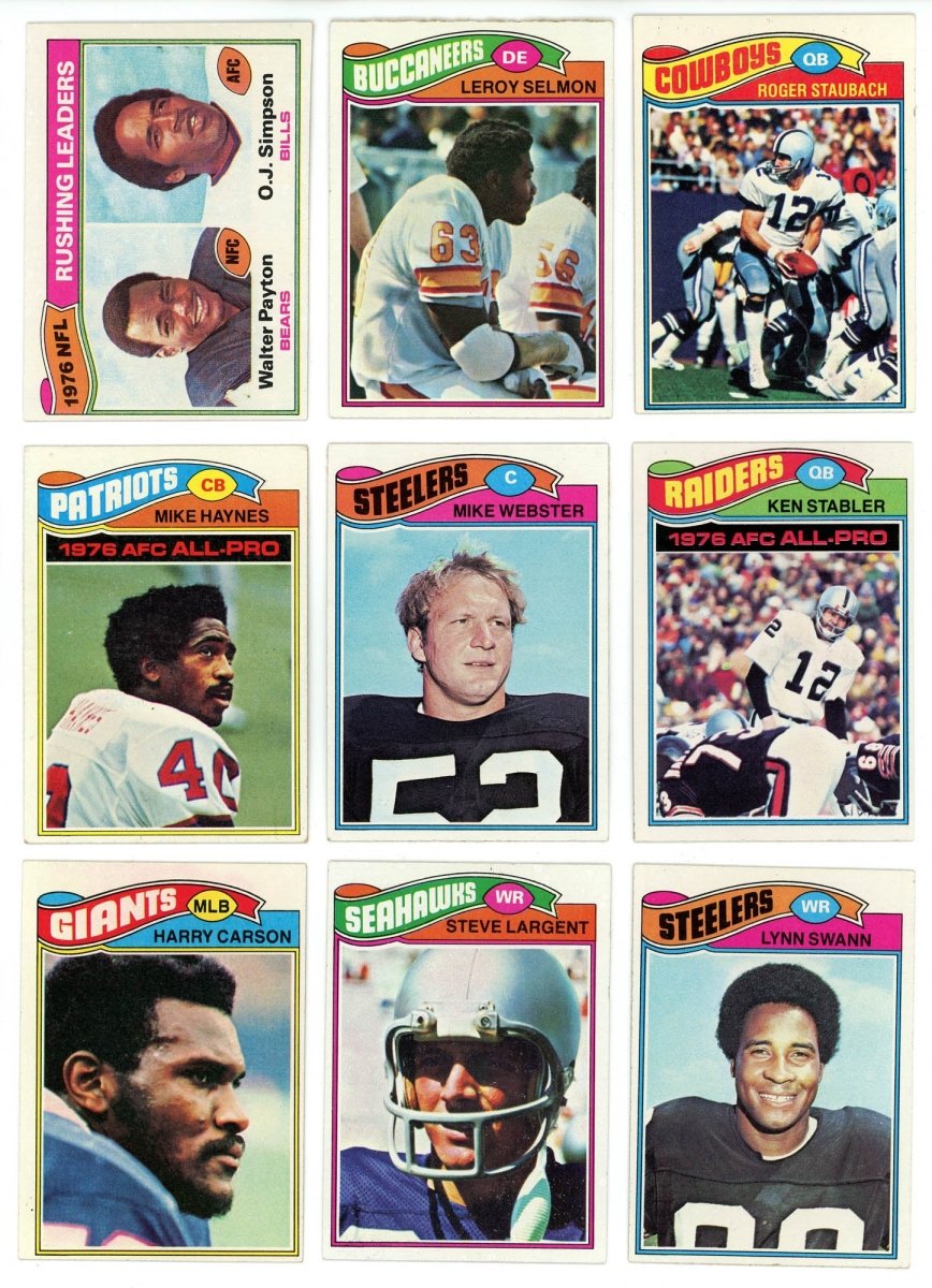 1977 TOPPS FOOTBALL COMPLETE SET BREAK - 19 CARDS PER BOX! 2 HOFERS PER BOX!