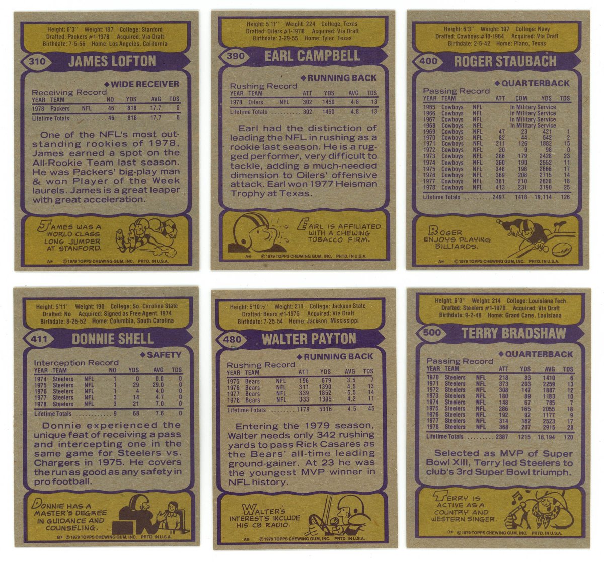 1979 TOPPS FOOTBALL COMPLETE SET BREAK - 16 CARDS PER BOX! 2 HOFERS PER BOX!