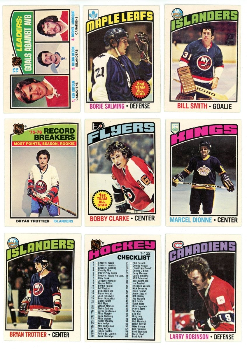 1976-77 O-PEE-CHEE HOCKEY COMPLETE SET BREAK - 15 CARDS PER BOX! 2 HOFERS PER BOX!