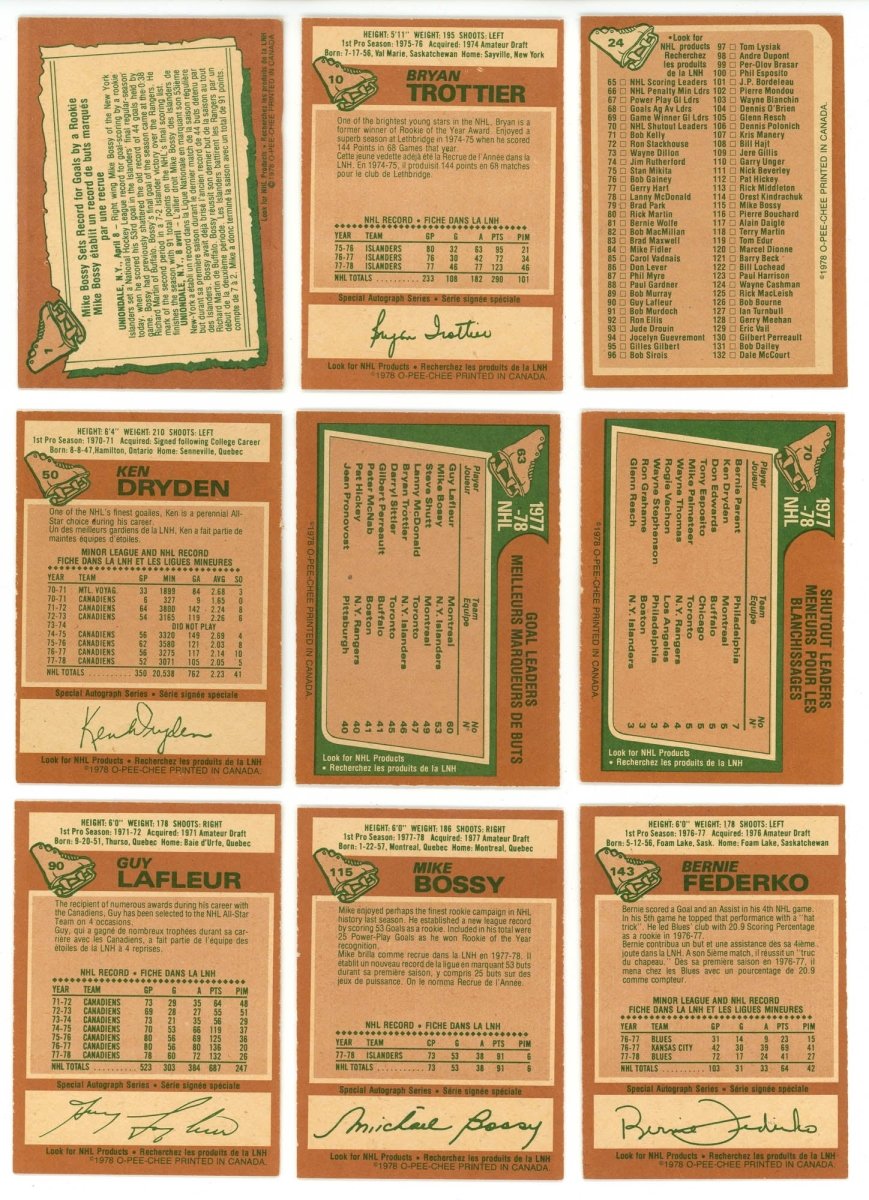 1978-79 O-PEE-CHEE HOCKEY COMPLETE SET BREAK - 15 CARDS PER BOX! 2 HOFERS PER BOX!