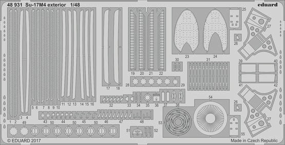 Eduard 48931 1/48 Aircraft- Su17M4 Exterior for HBO