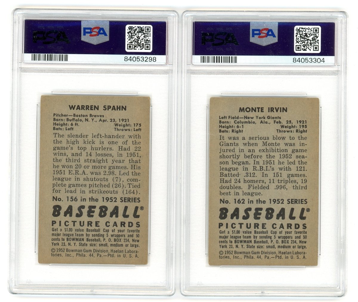 1952 BOWMAN BASEBALL COMPLETE GRADED SET BREAK - 2 GRADED CARDS PER BOX!