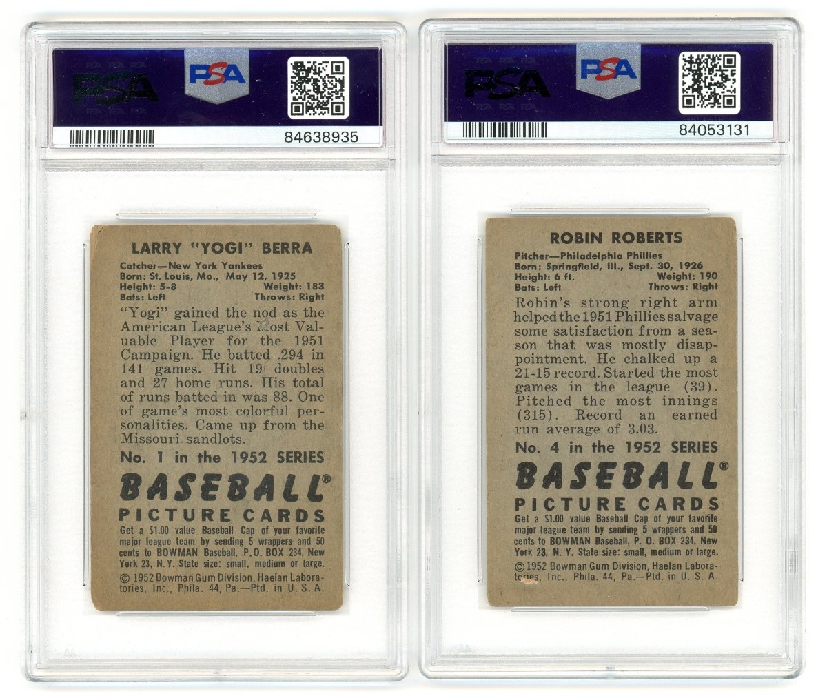 1952 BOWMAN BASEBALL COMPLETE GRADED SET BREAK - 2 GRADED CARDS PER BOX!