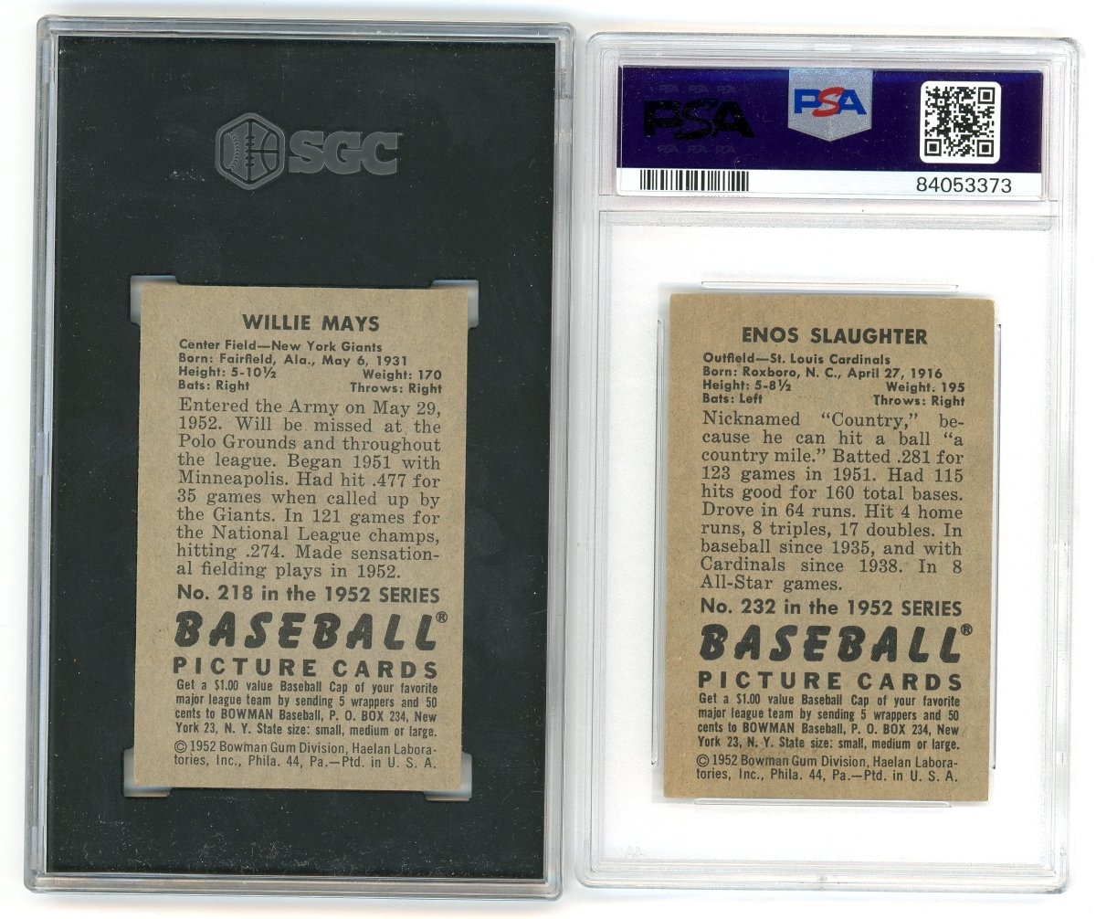 1952 BOWMAN BASEBALL COMPLETE GRADED SET BREAK - 2 GRADED CARDS PER BOX!