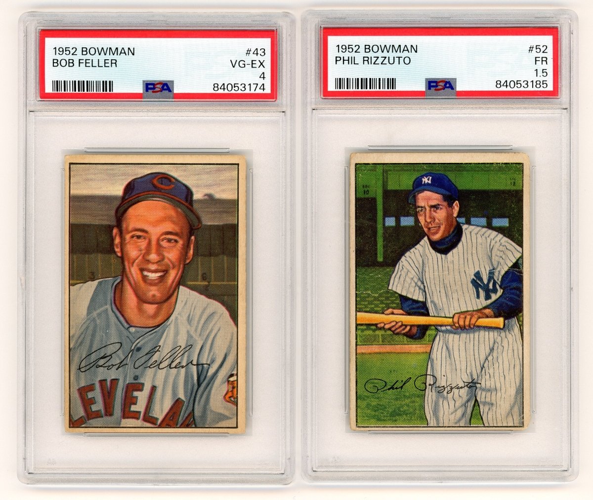 1952 BOWMAN BASEBALL COMPLETE GRADED SET BREAK - 2 GRADED CARDS PER BOX!