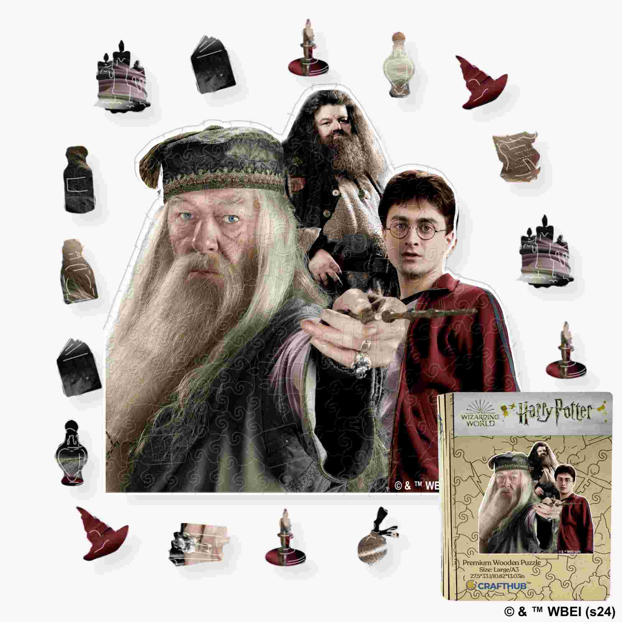 Harry Potter - The Magical Guardians Wooden Jigsaw Puzzle