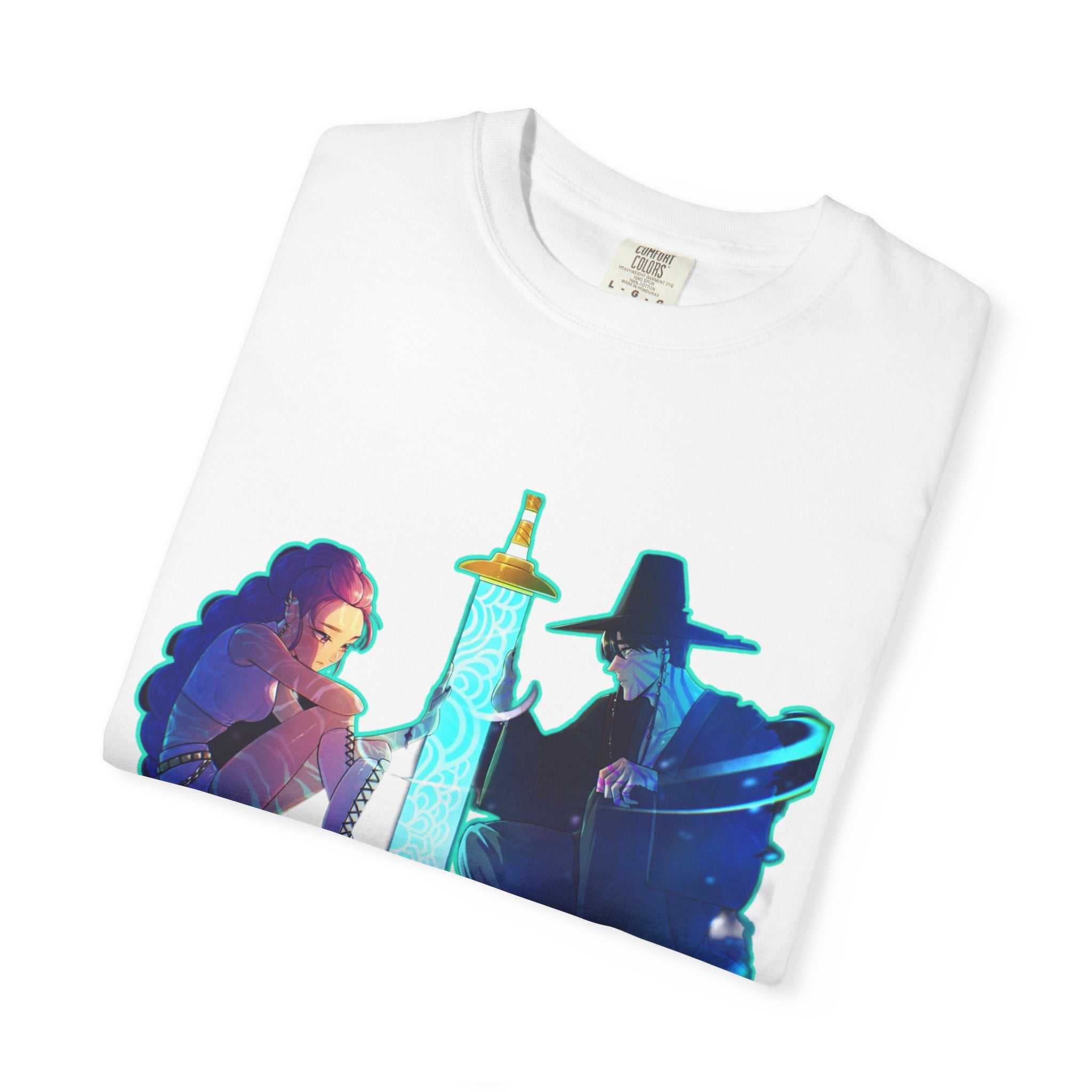 Unisex kpop Garment-Dyed T-shirt